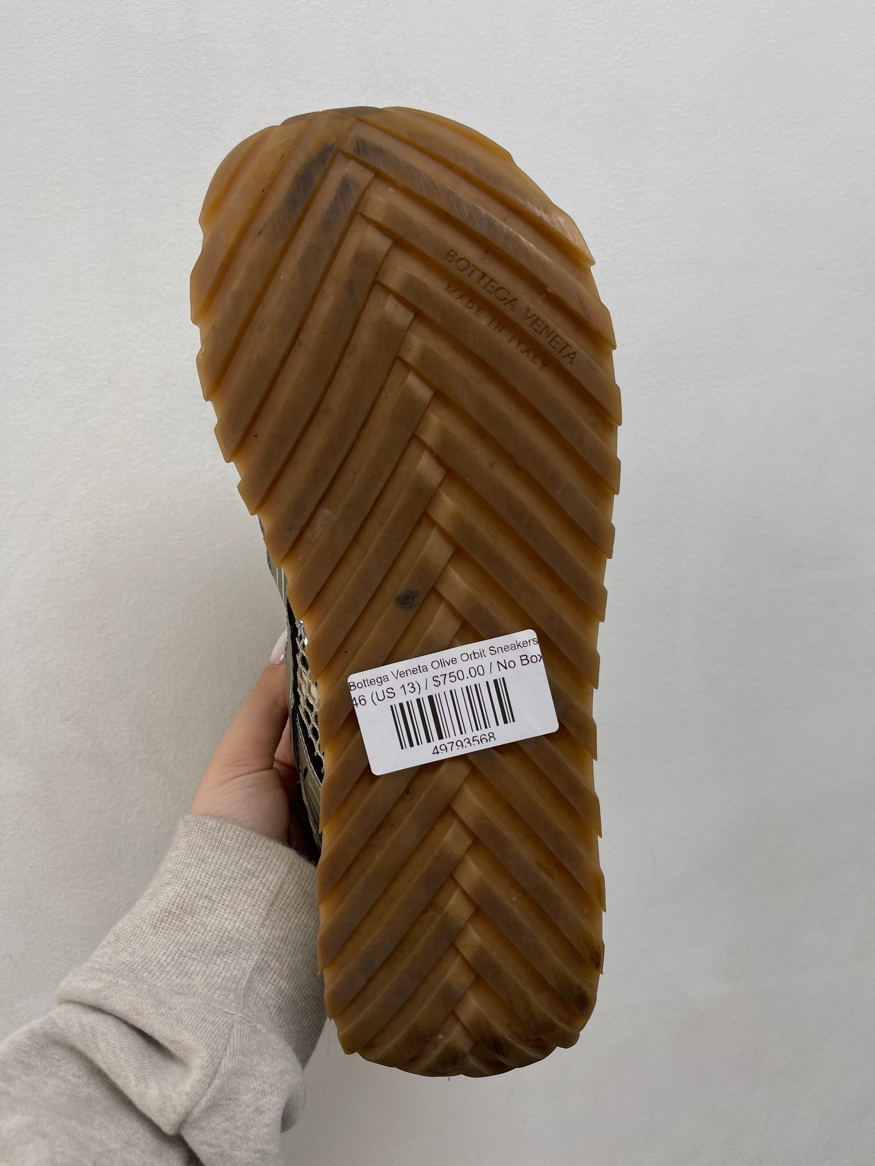 Bottega Veneta Olive Orbit Sneakers