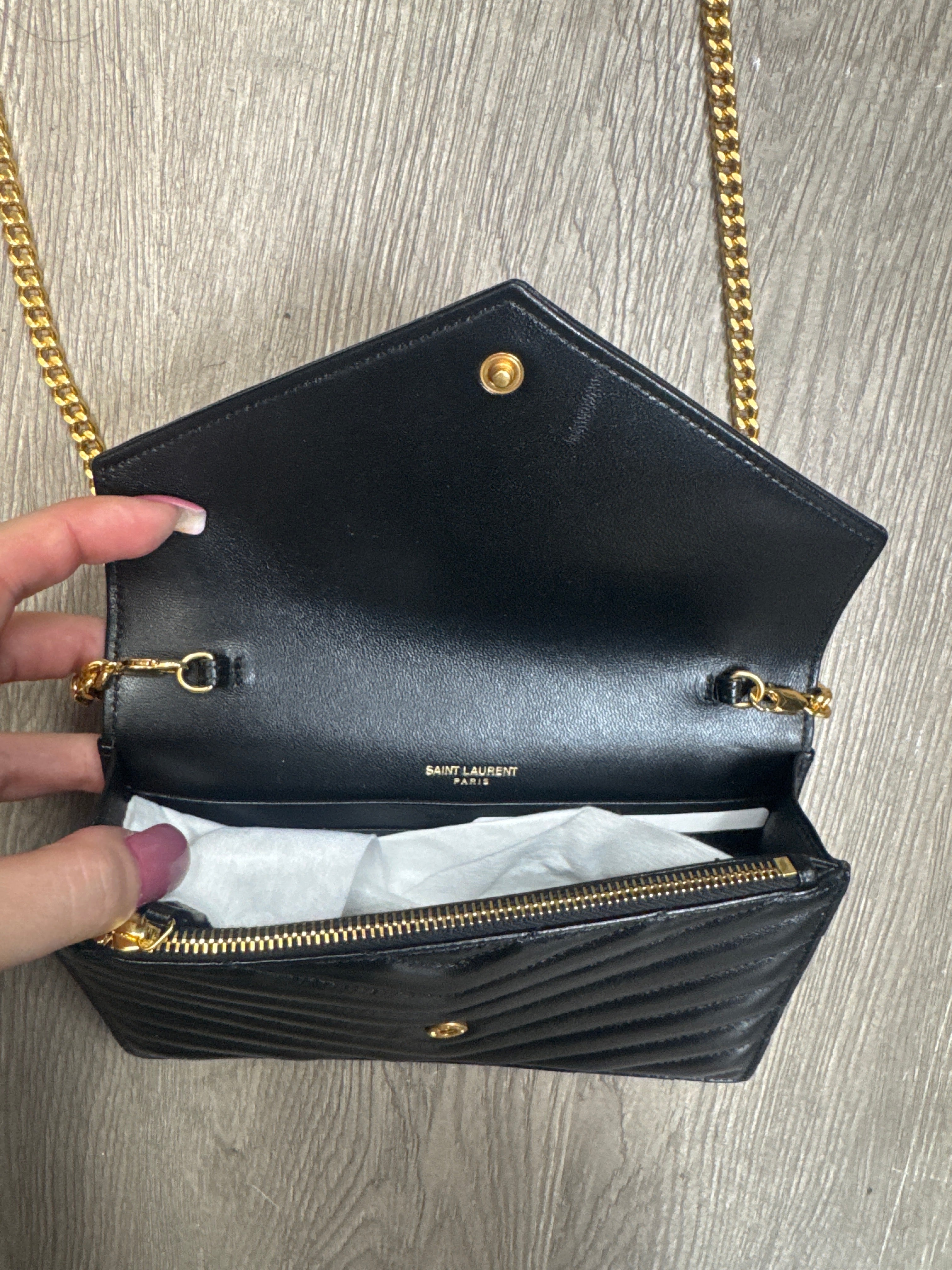 YSL Cassandra Wallet On Chain Bag