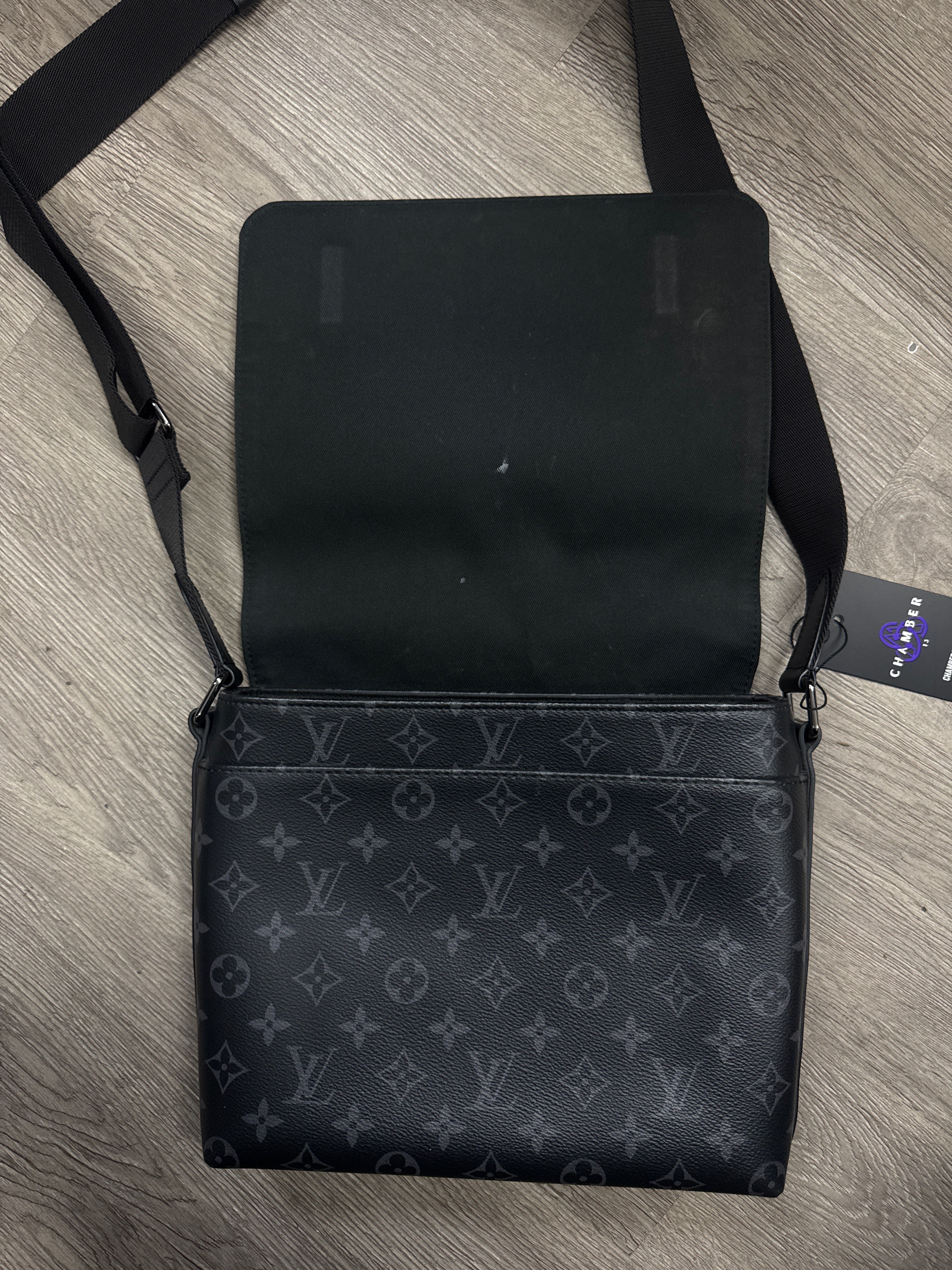 Louis Vuitton Black District PM Bag