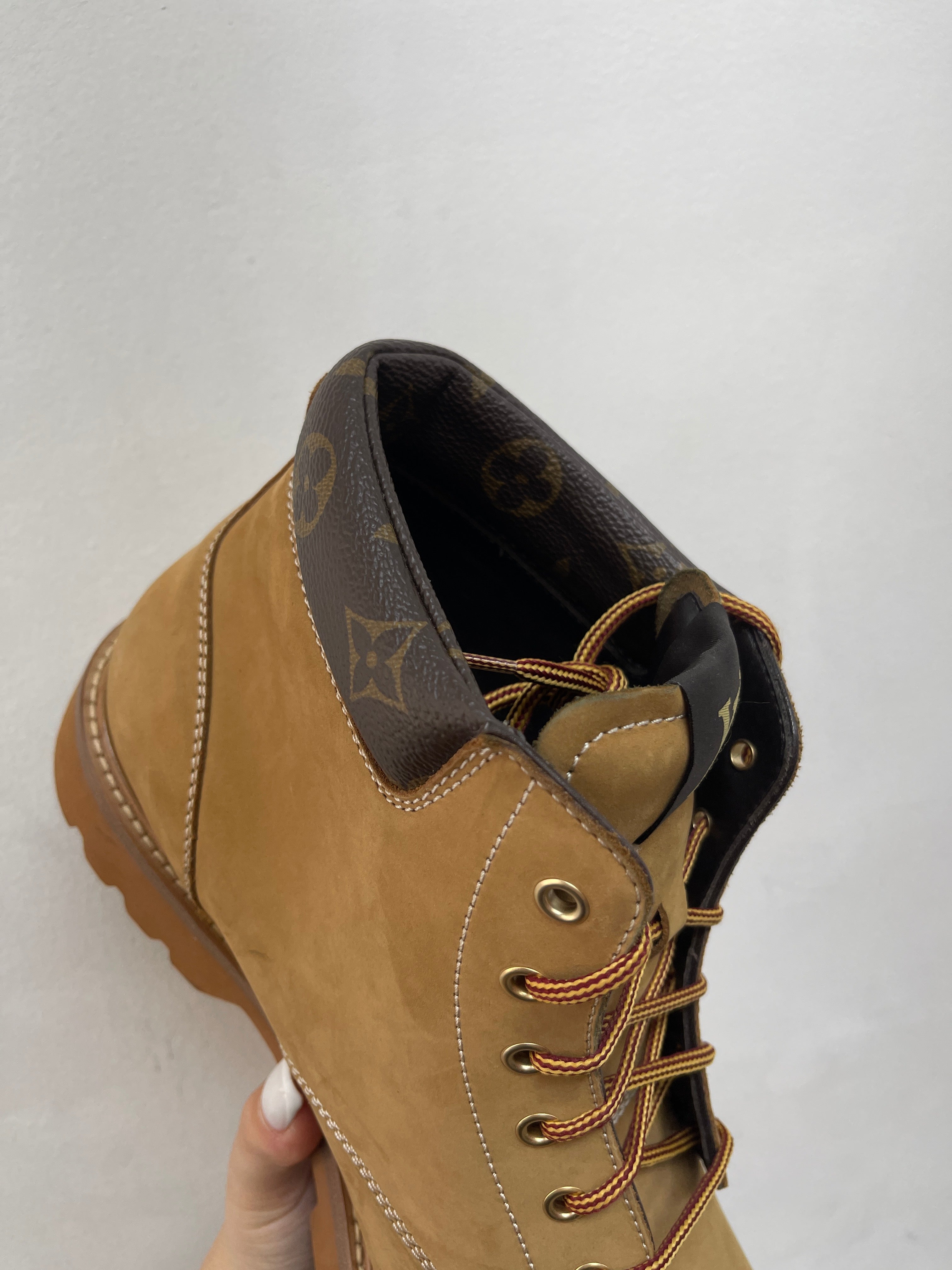 Louis Vuitton Wheat Ankle Monogram Boots