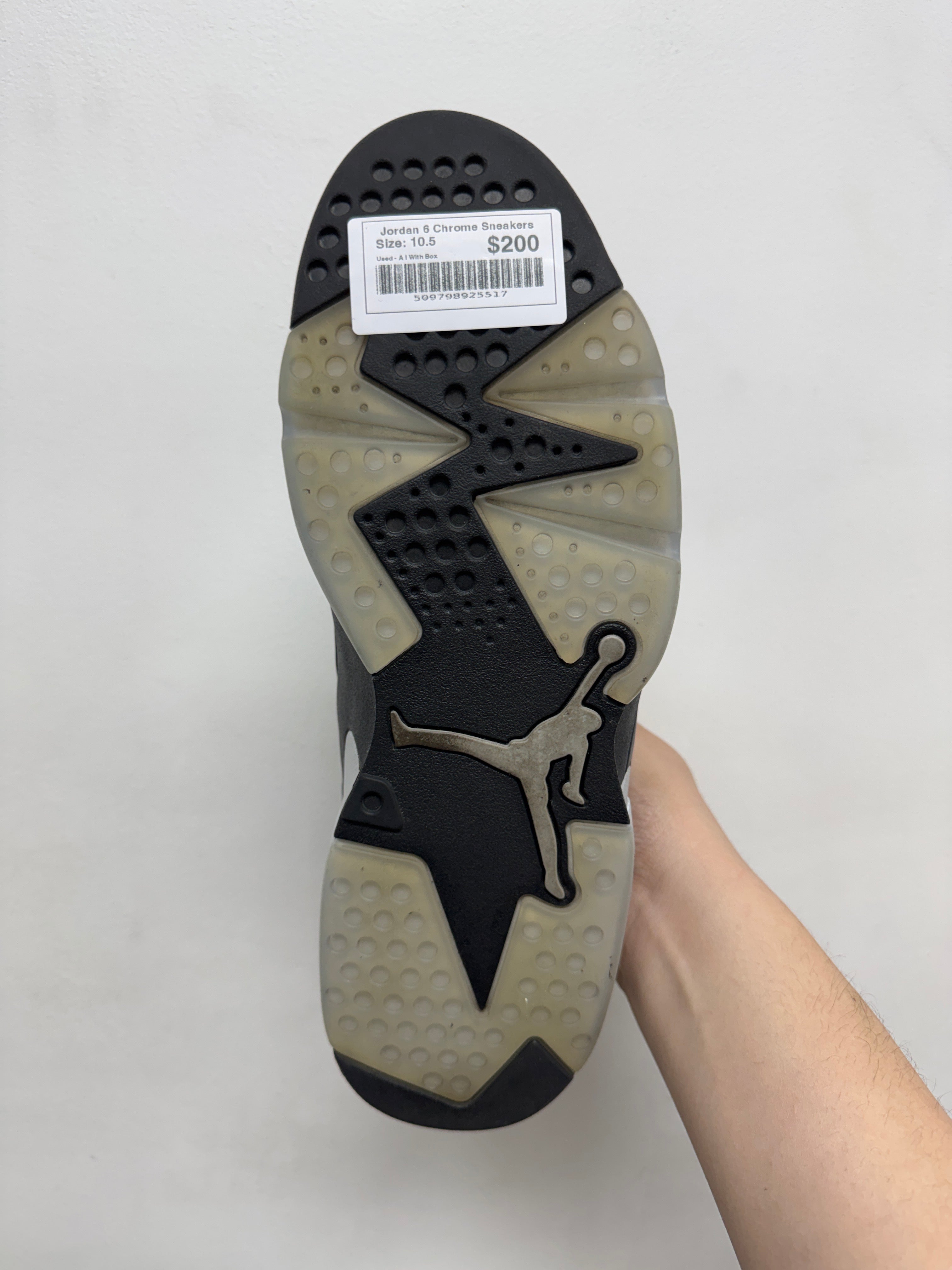 Jordan 6 Chrome Sneakers