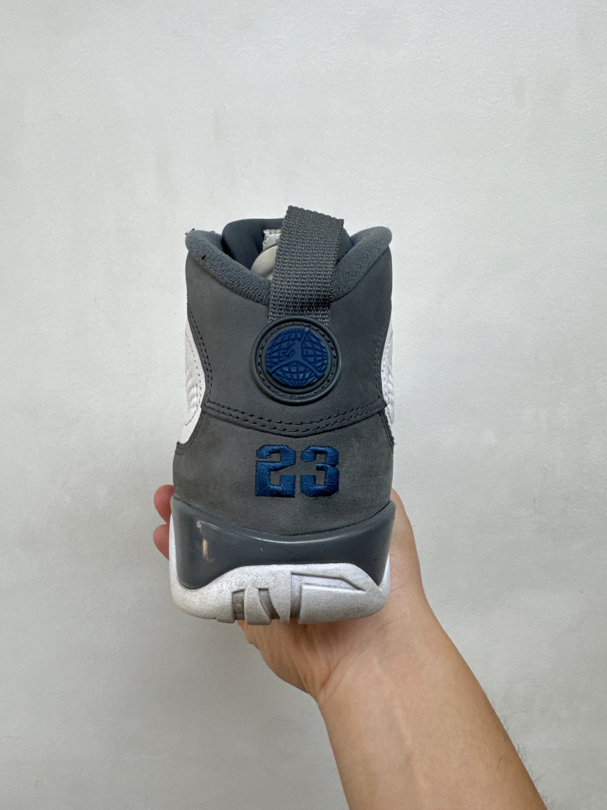 Jordan 9 Flint Grey French Blue Sneakers