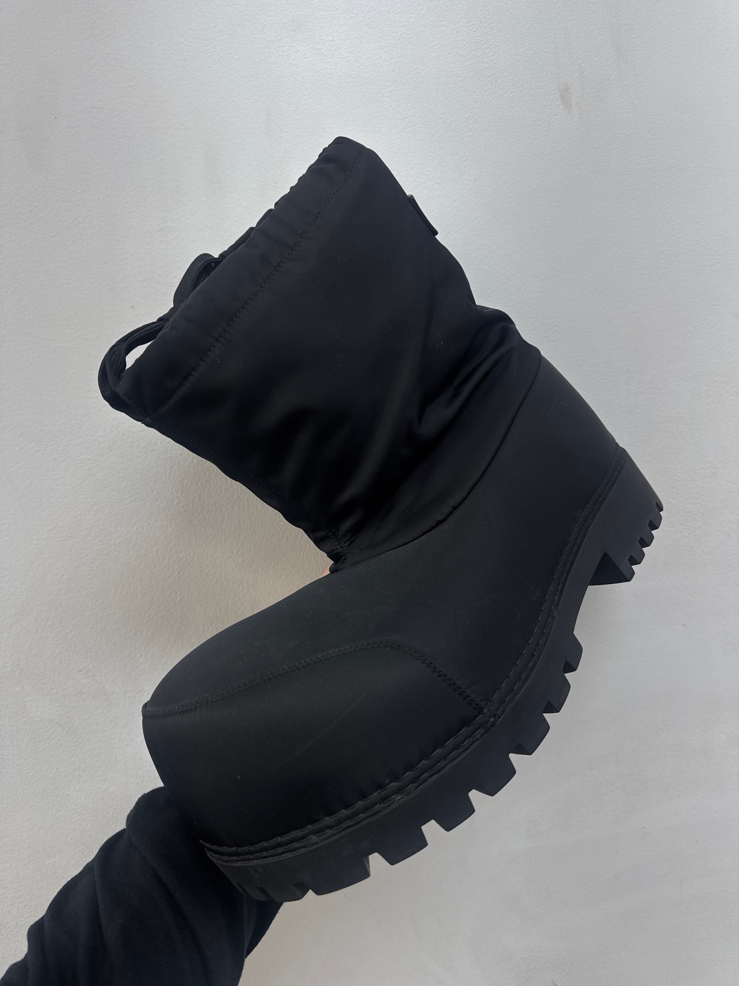 Balenciaga Black Alaska Nylon Boots