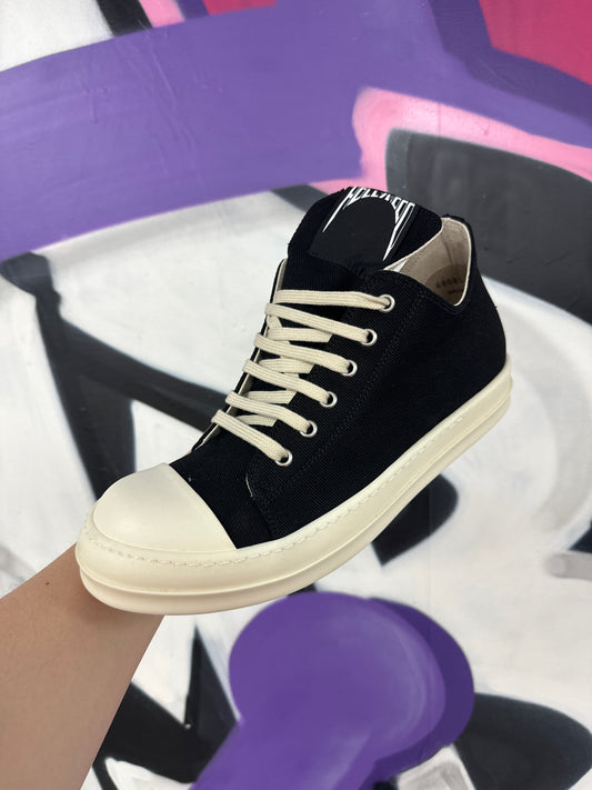 Rick Owens DRKSHDWS Hollywood Black Milk  Sneakers  New With Box