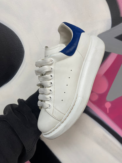 Alexander Mcqueen White Blue Sneakers