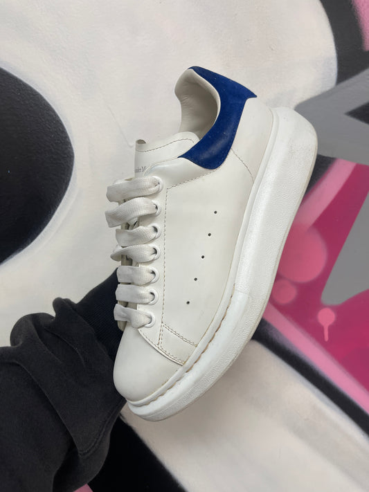 Alexander Mcqueen White Blue Sneakers