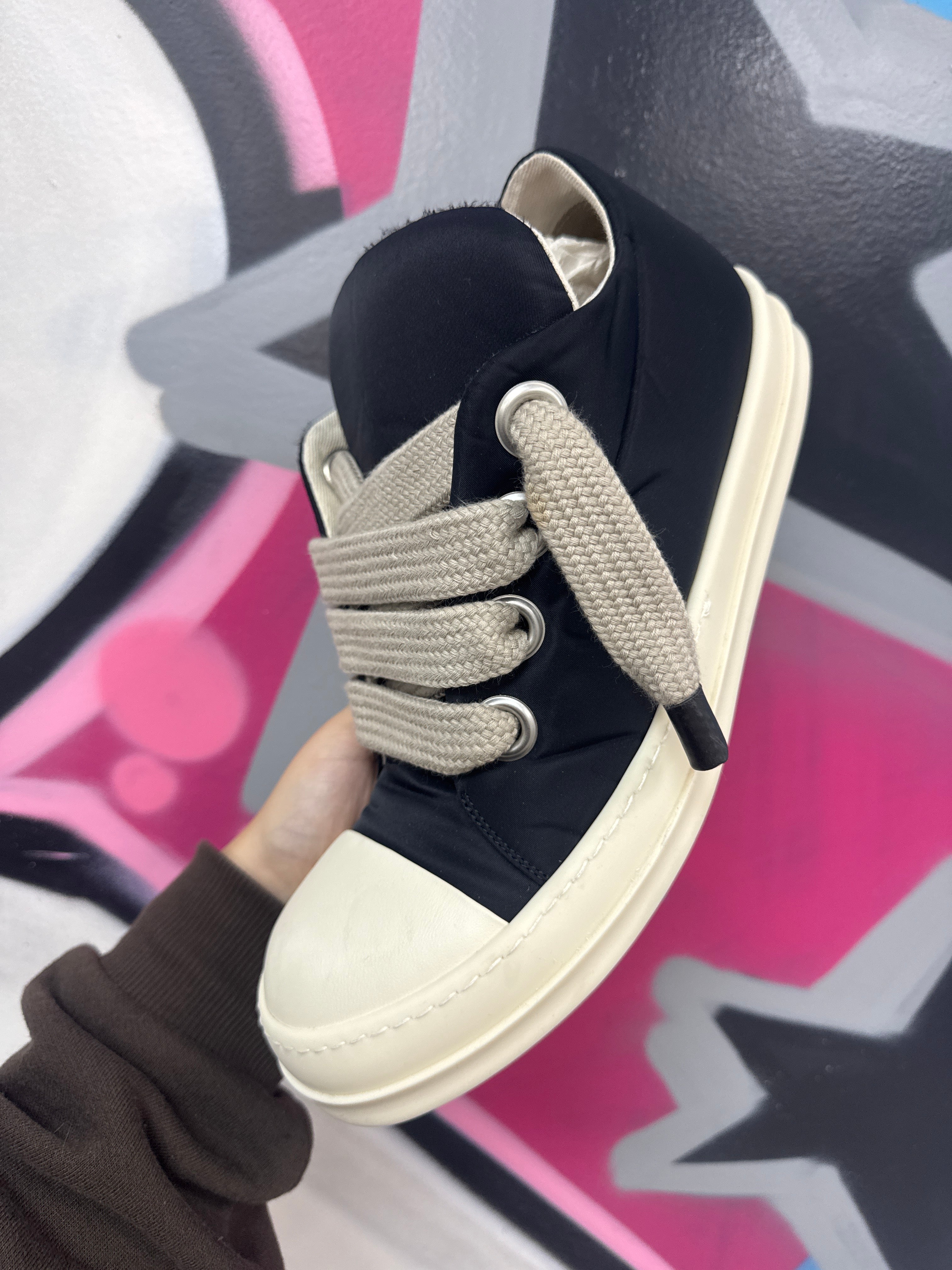 Rick Owens Jumbo Lace Black Black Sneaker