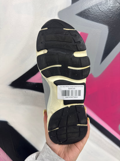 Dior B22 White Orange Used 40 No Box