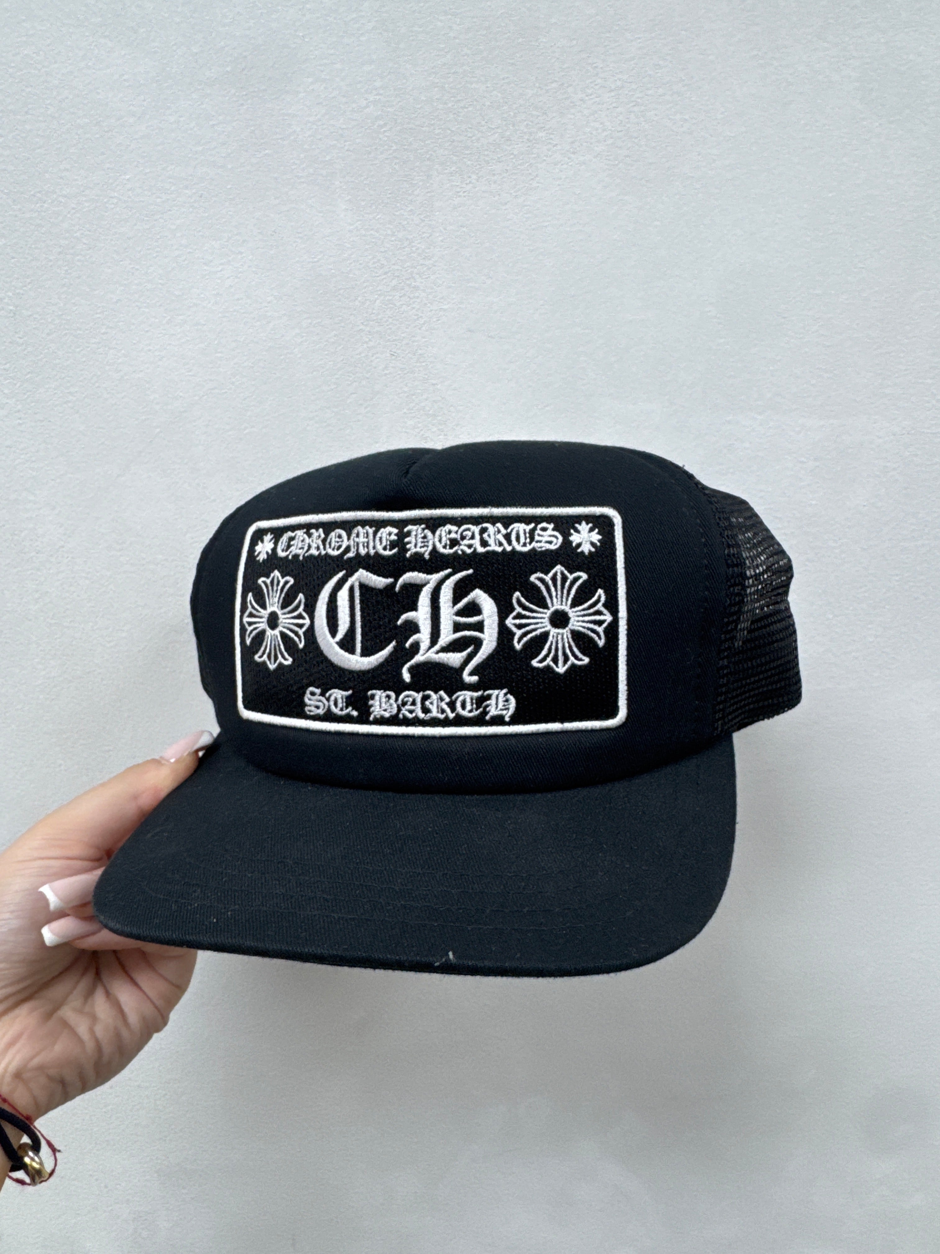 Chrome Hearts Black CH St Barth Hat