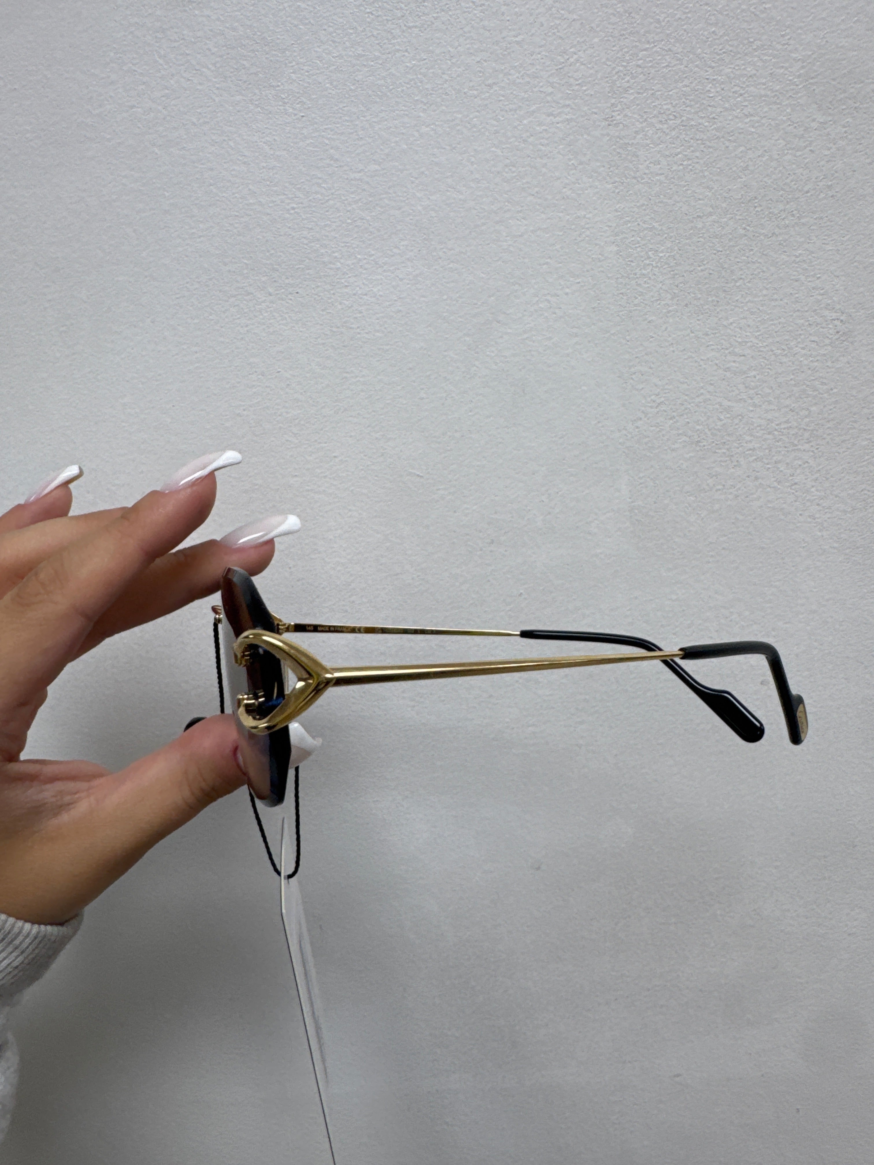Cartier C-Decor Rimless Sunglasses