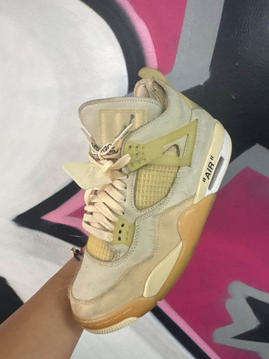 Jordan 4 Off White (10.5W) Used No Box
