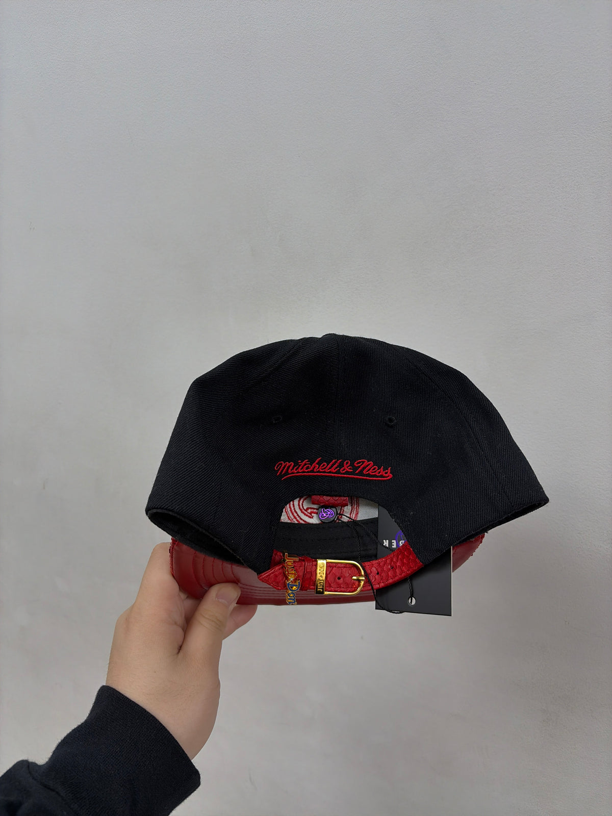 Just Don Black Red Atlanta Hawks Hat