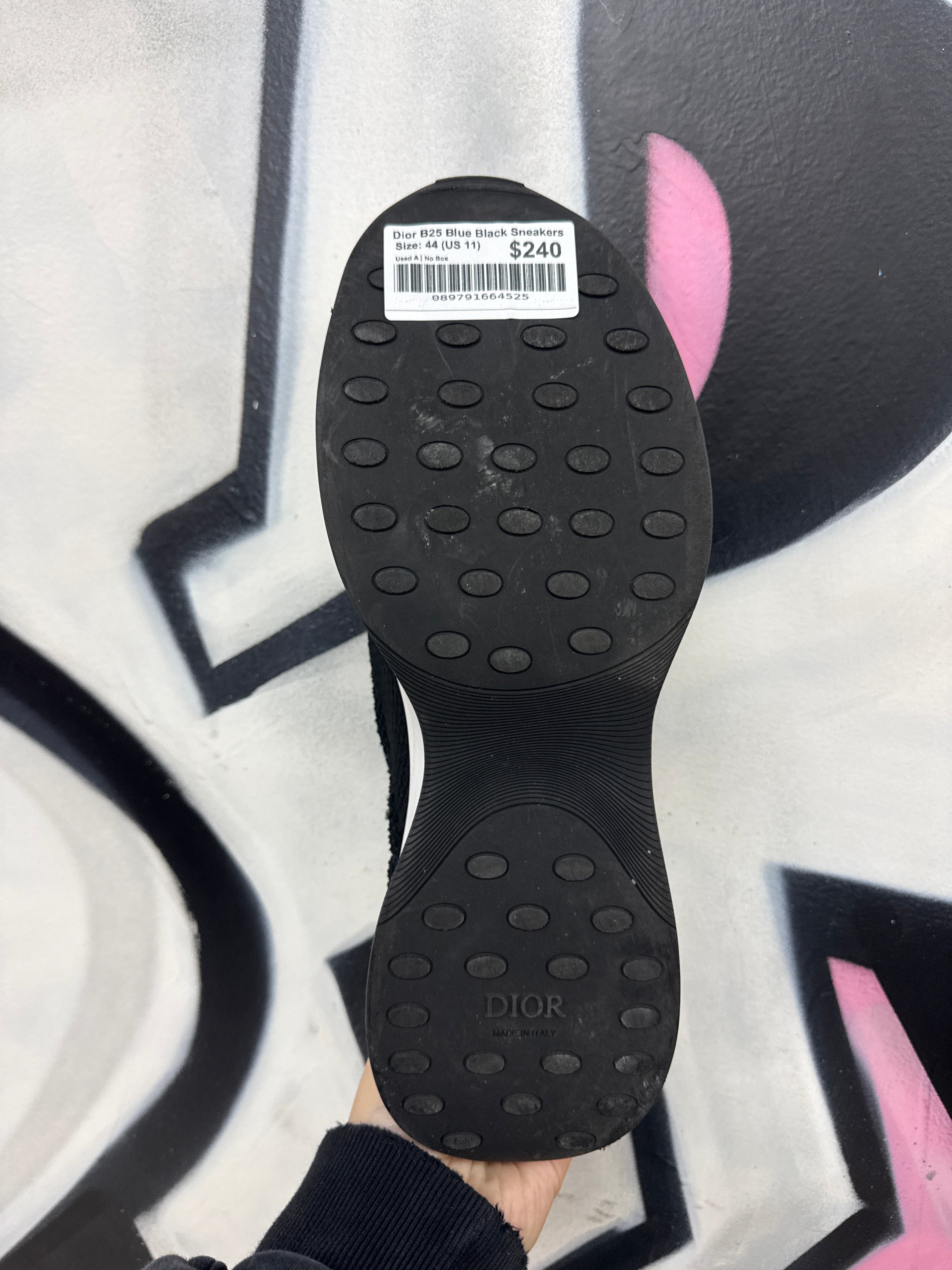 Dior B25 Blue Black Sneakers