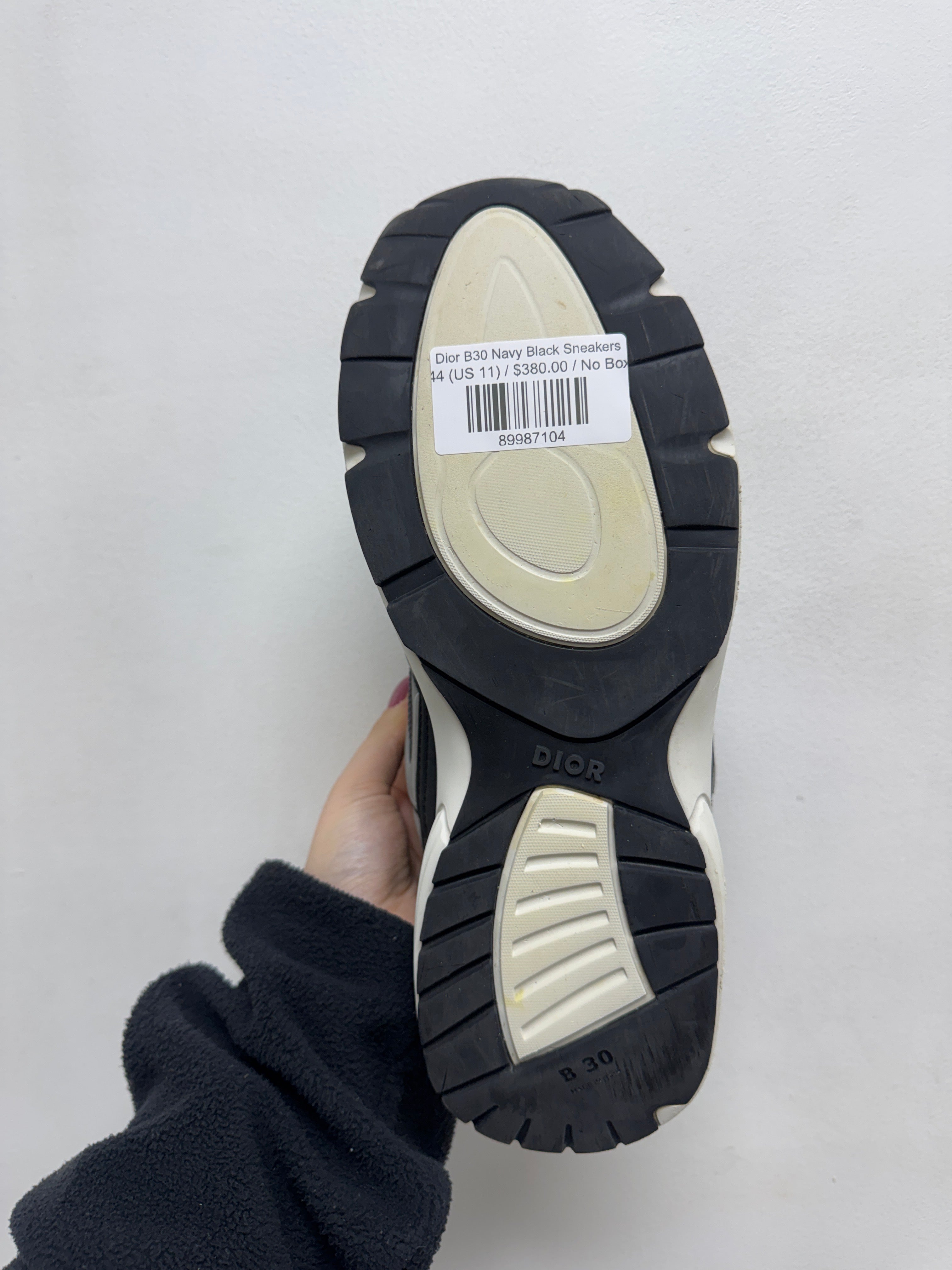 Dior B30 Navy Black Sneakers