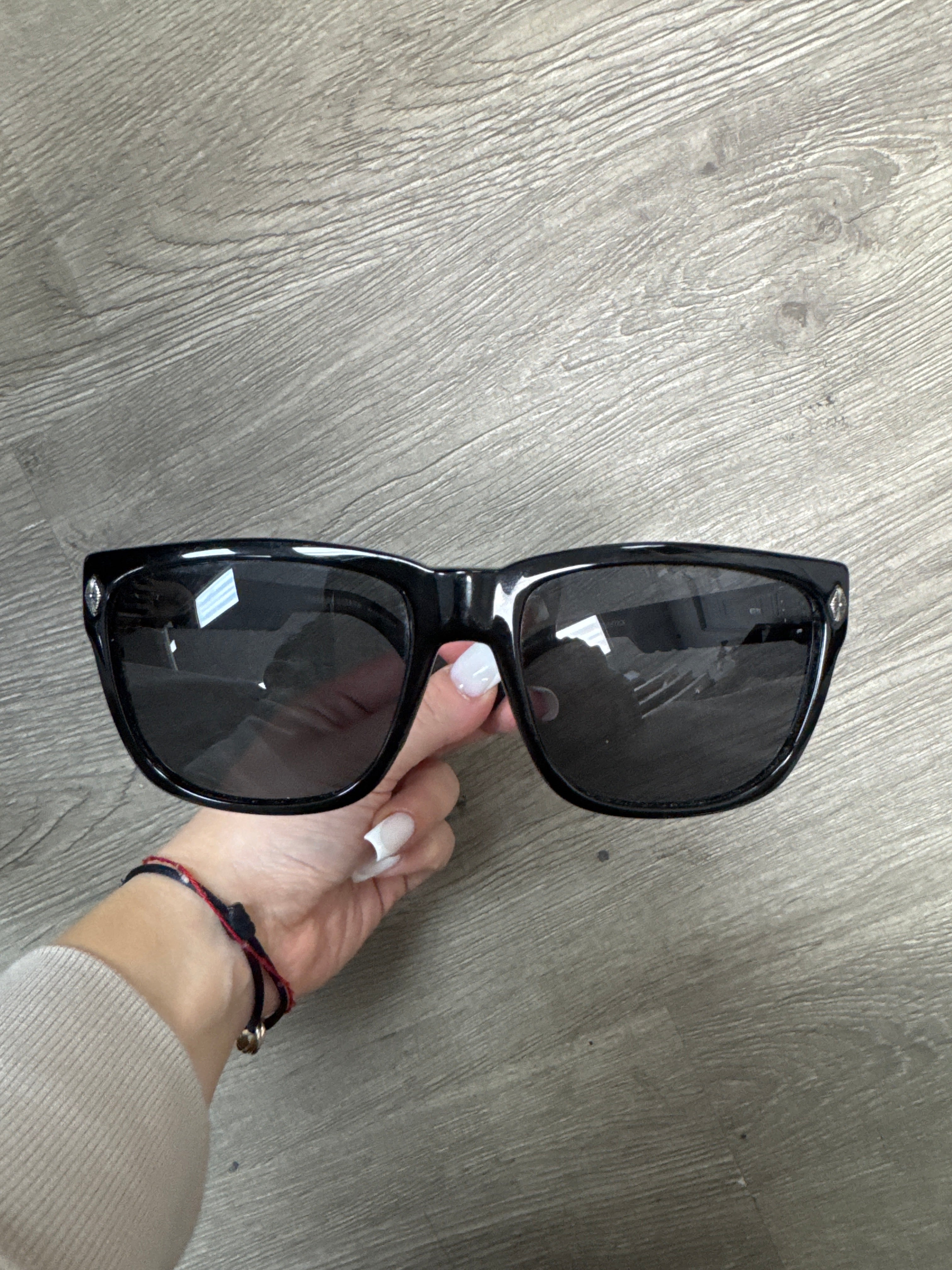 Chrome Hearts Disco Stick Shades Black Used With Case