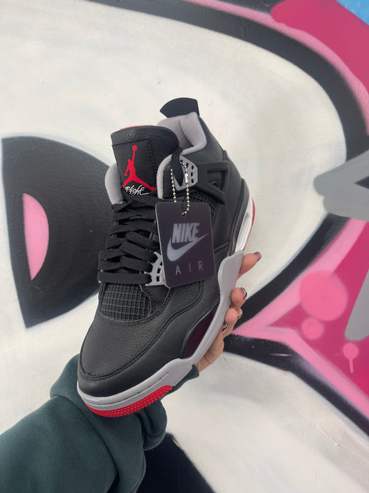 Jordan 4 Bred Lightly Worn 9 With Box