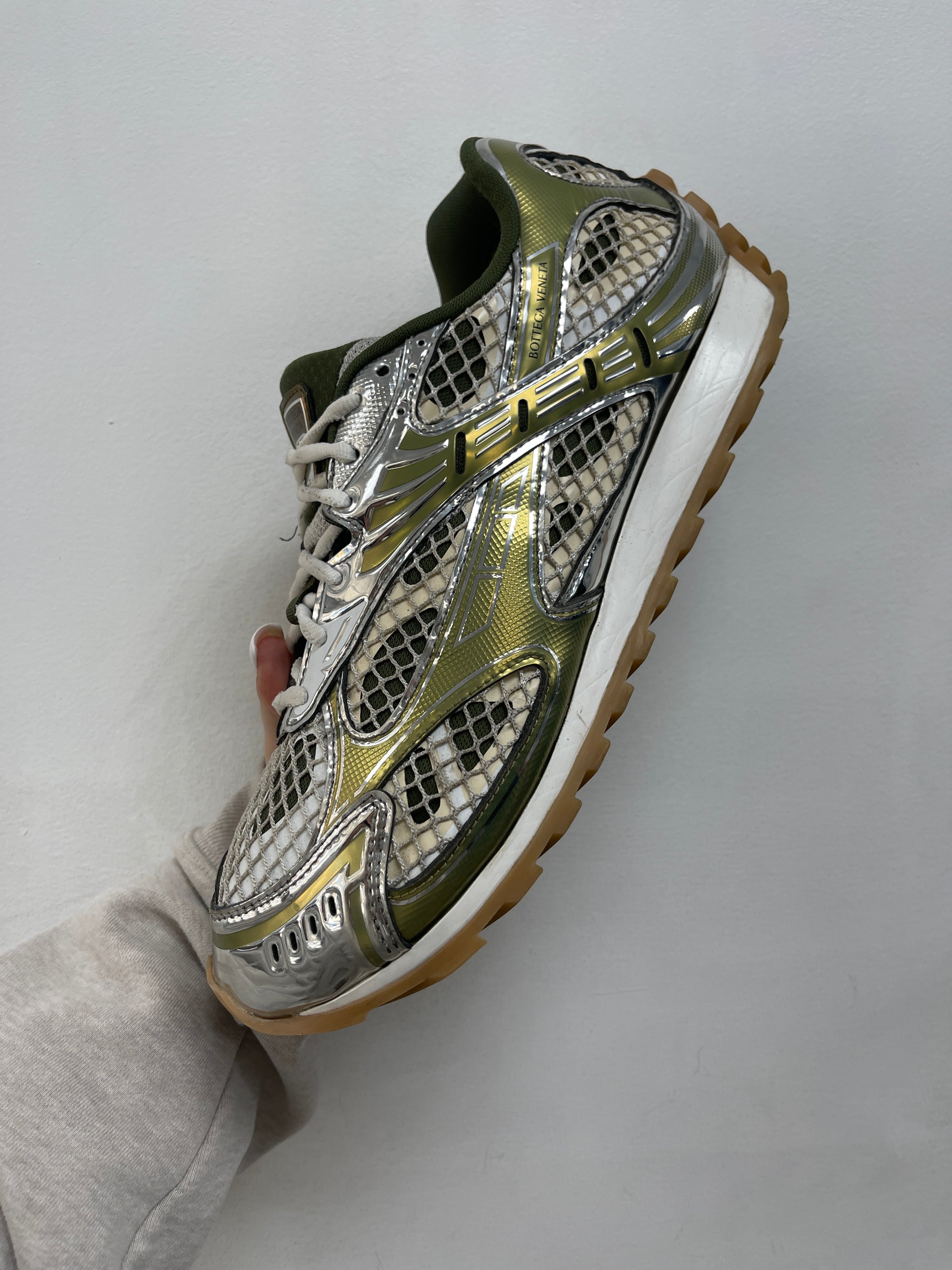 Bottega Veneta Olive Orbit Sneakers