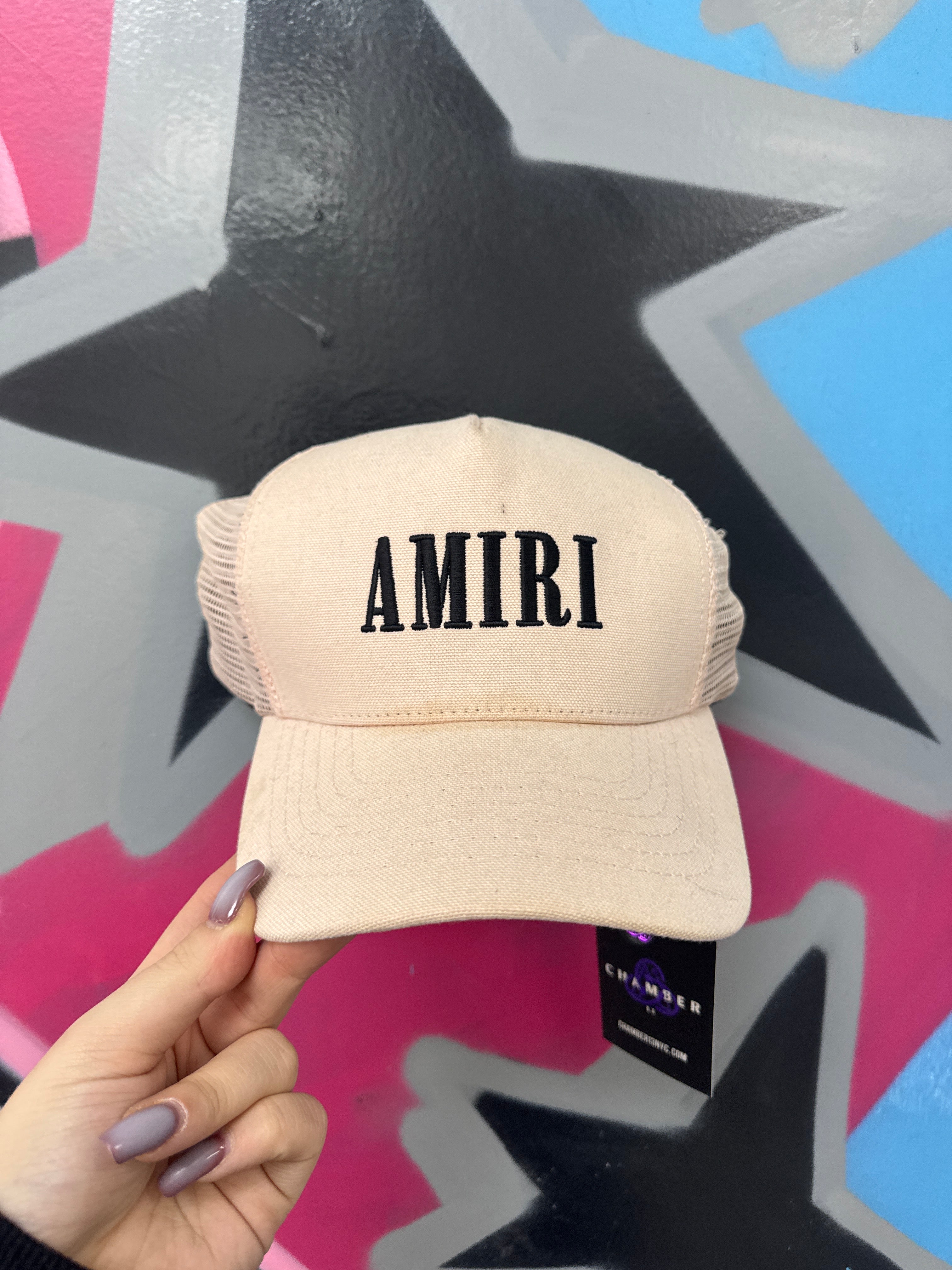 Amiri Blush Pink Core Logo Hat