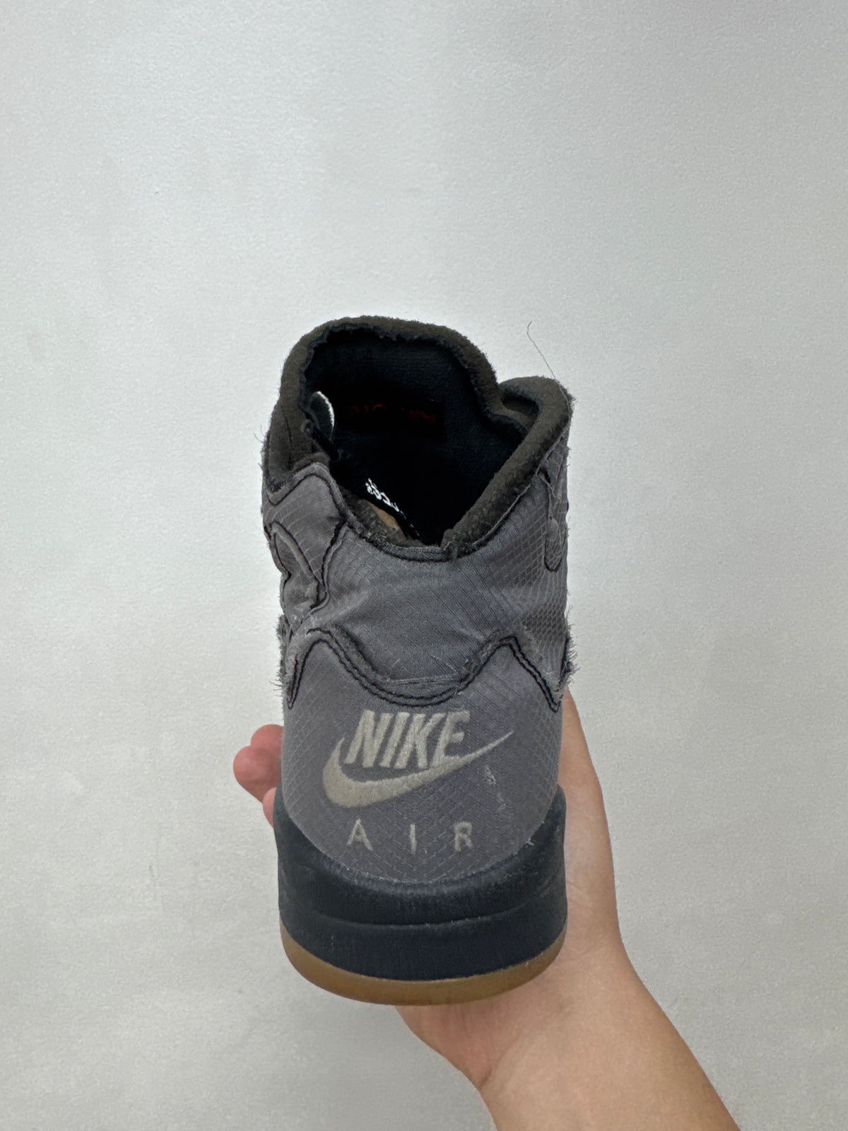 Jordan 5 Off White Muslin Sneakers