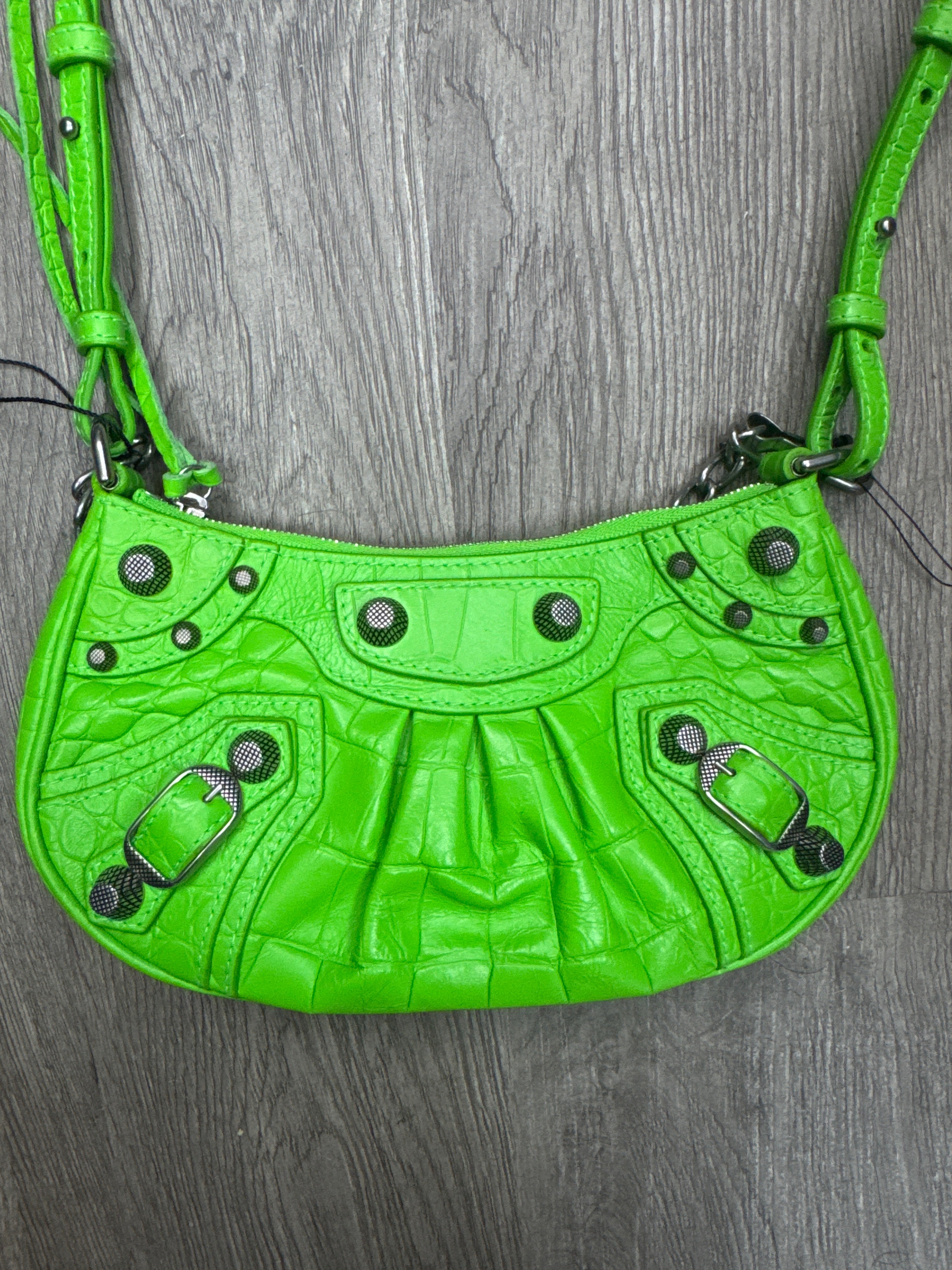 Balenciaga Lime Le Cagole Bag