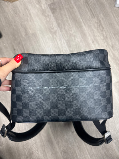 LV Black Damier Backpack Bag