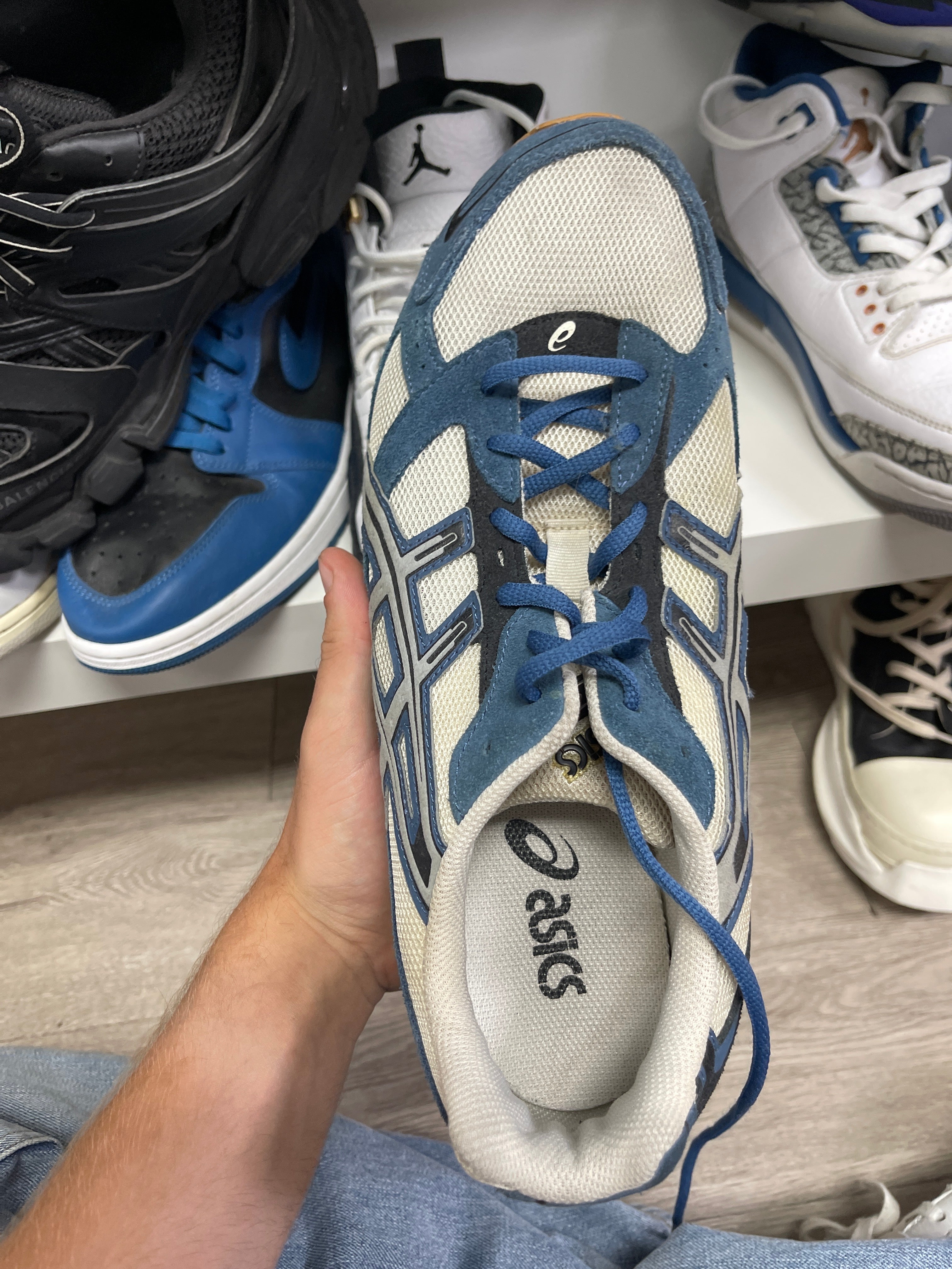 Asics Blue Suede Gel-1130 Sneakers