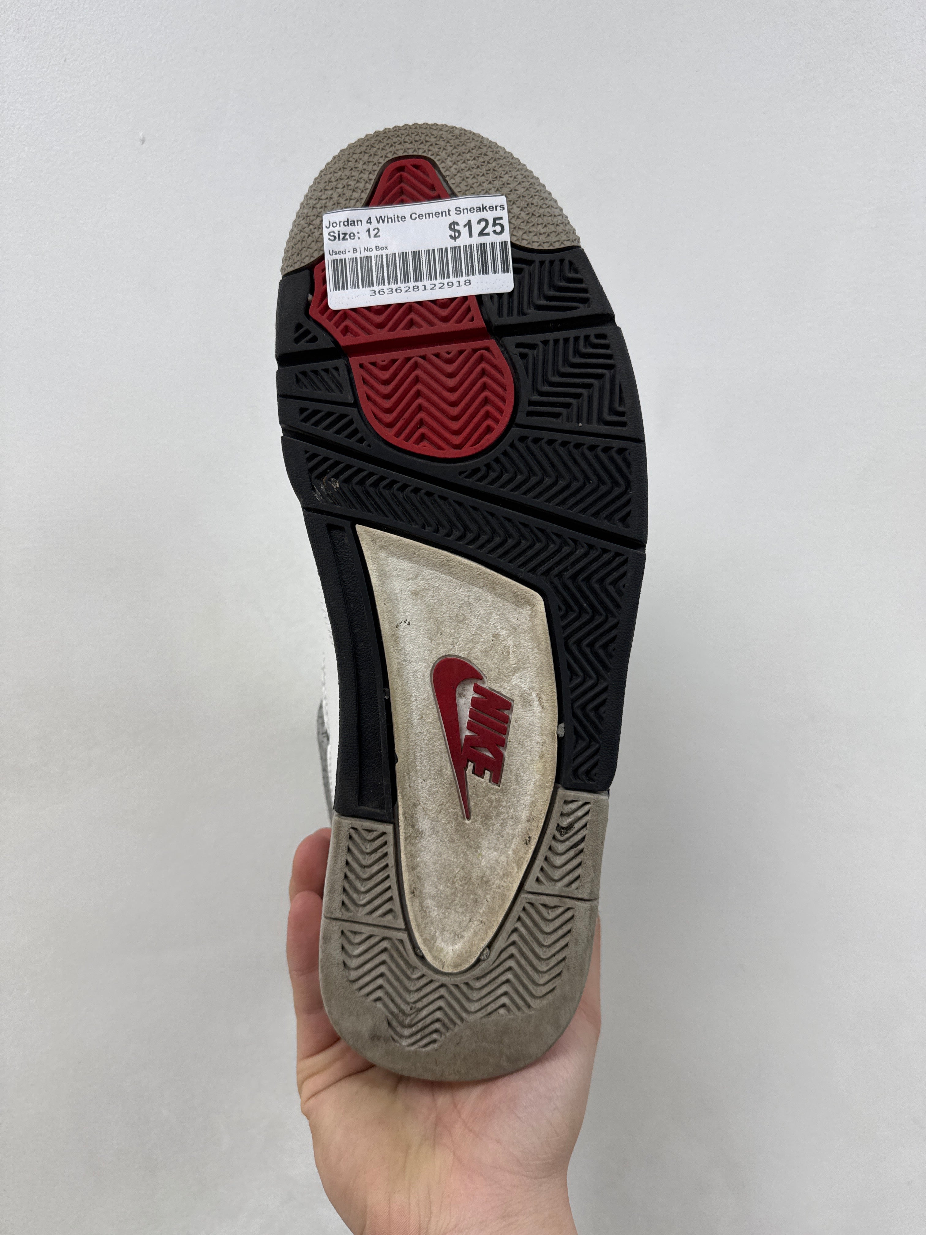Jordan 4 White Cement Sneakers