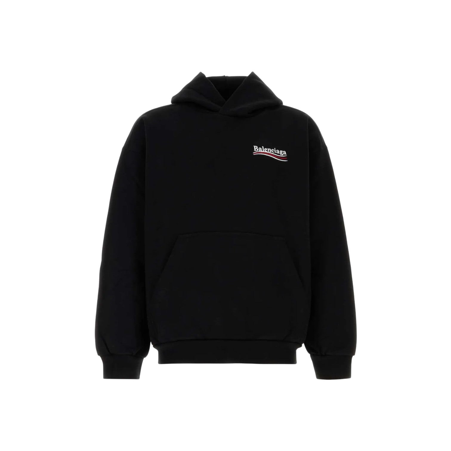 Balenciaga 'Campaign Logo' Black Hoodie