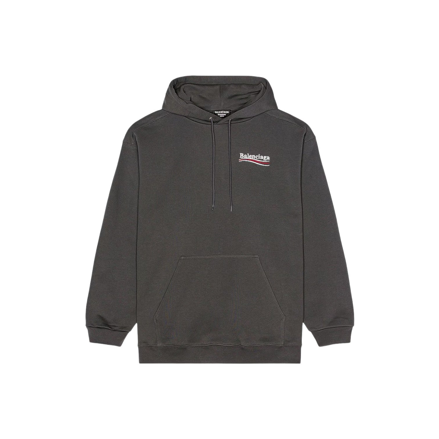 Balenciaga 'Campaign Logo' Dark Grey Hoodie