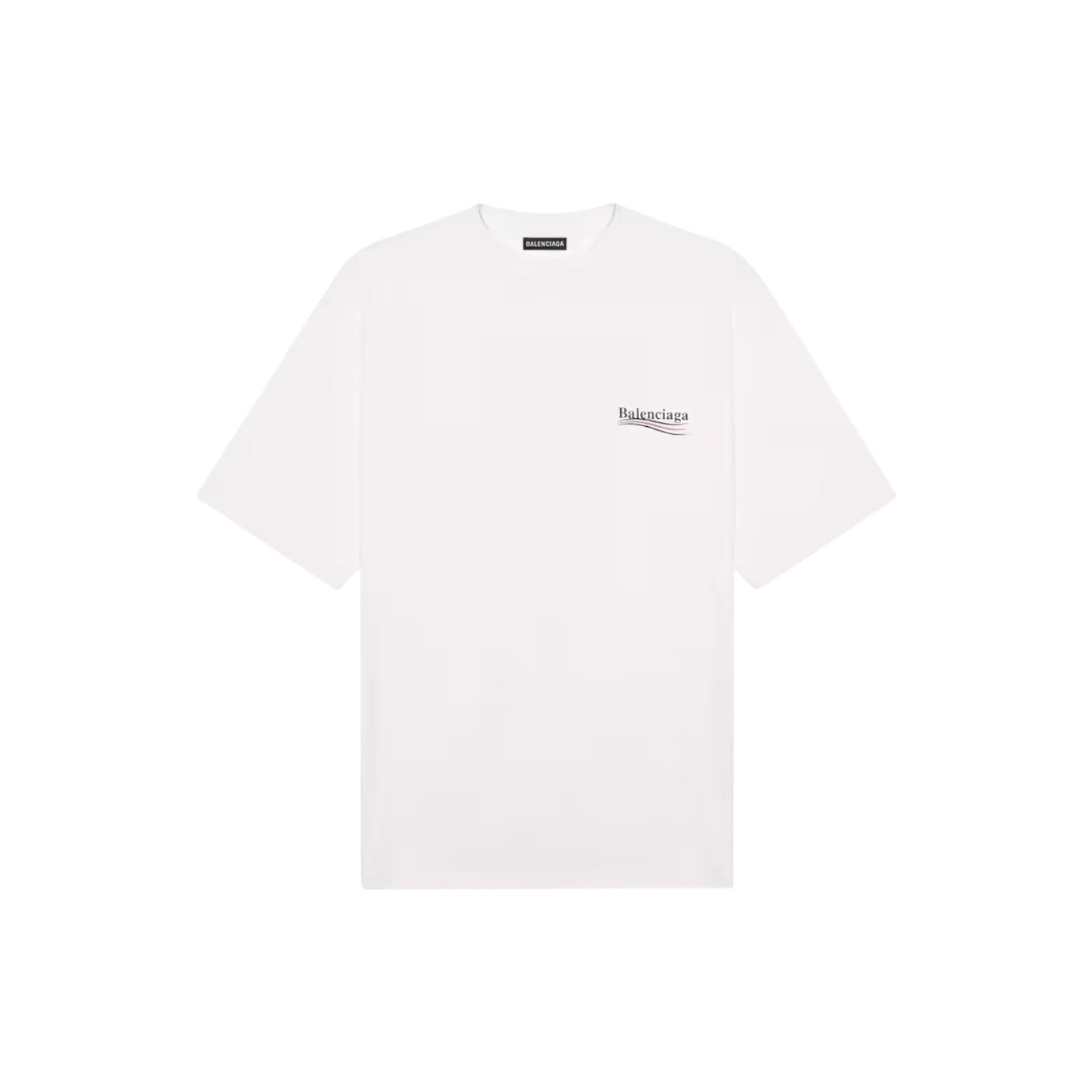 Balenciaga 'Campaign Logo' White Tee