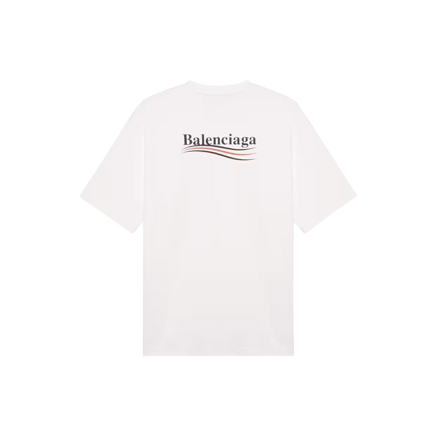 Balenciaga 'Campaign Logo' White Tee