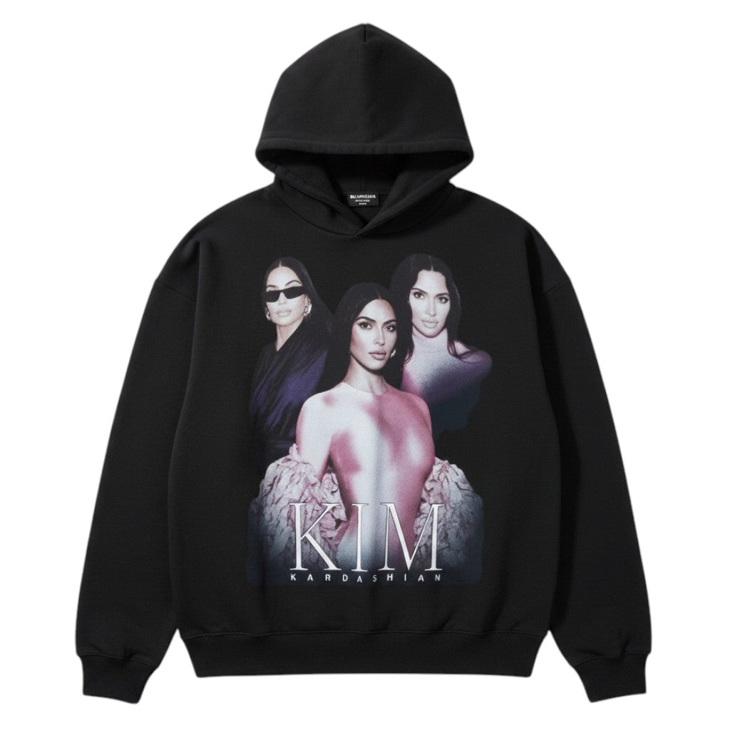 Balenciaga 'Kim K' Black Hoodie