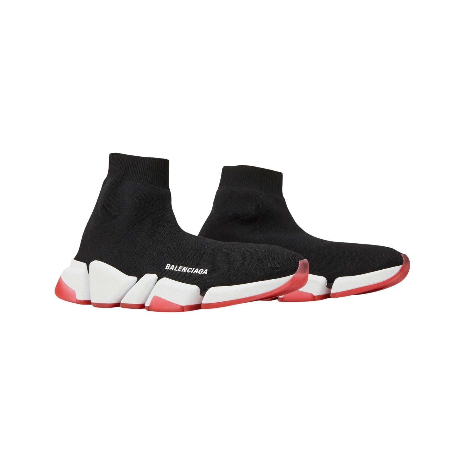 Balenciaga 'Speed 2.0' Black & Red Sneakers