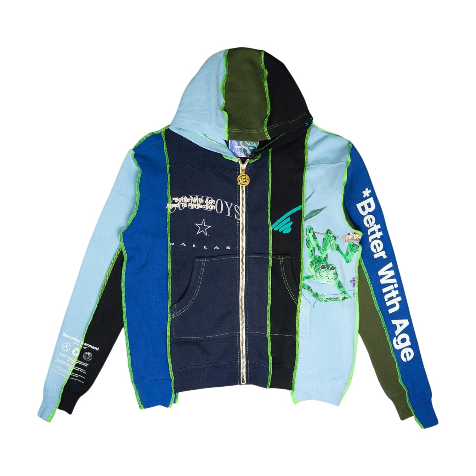 Better With Age '5 Panel Hoodie' Multicolor Hoodie
