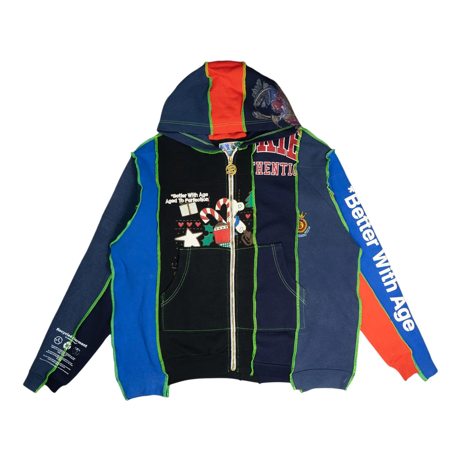 Better With Age '5 Panel Hoodie' Multicolor Hoodie