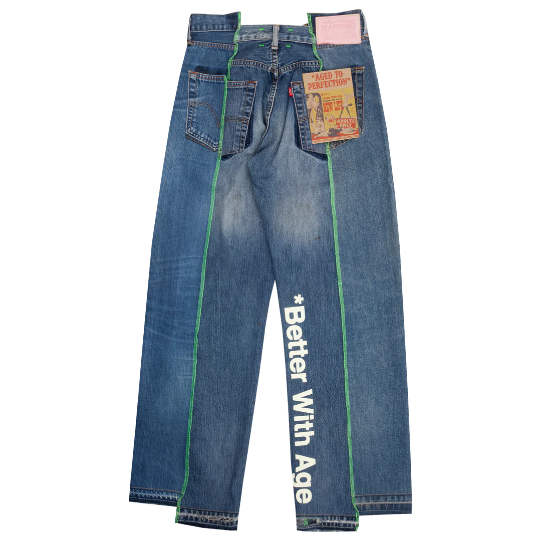 Better With Age 'Altar Reconstructed' Light Wash Jeans