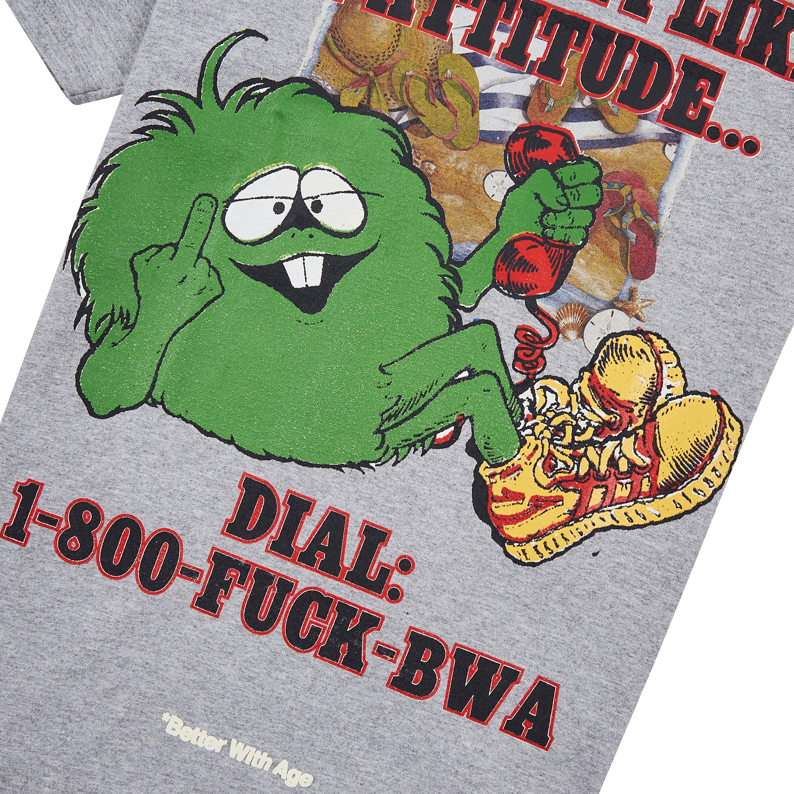 Better With Age 'D*ckhead' Grey Tee