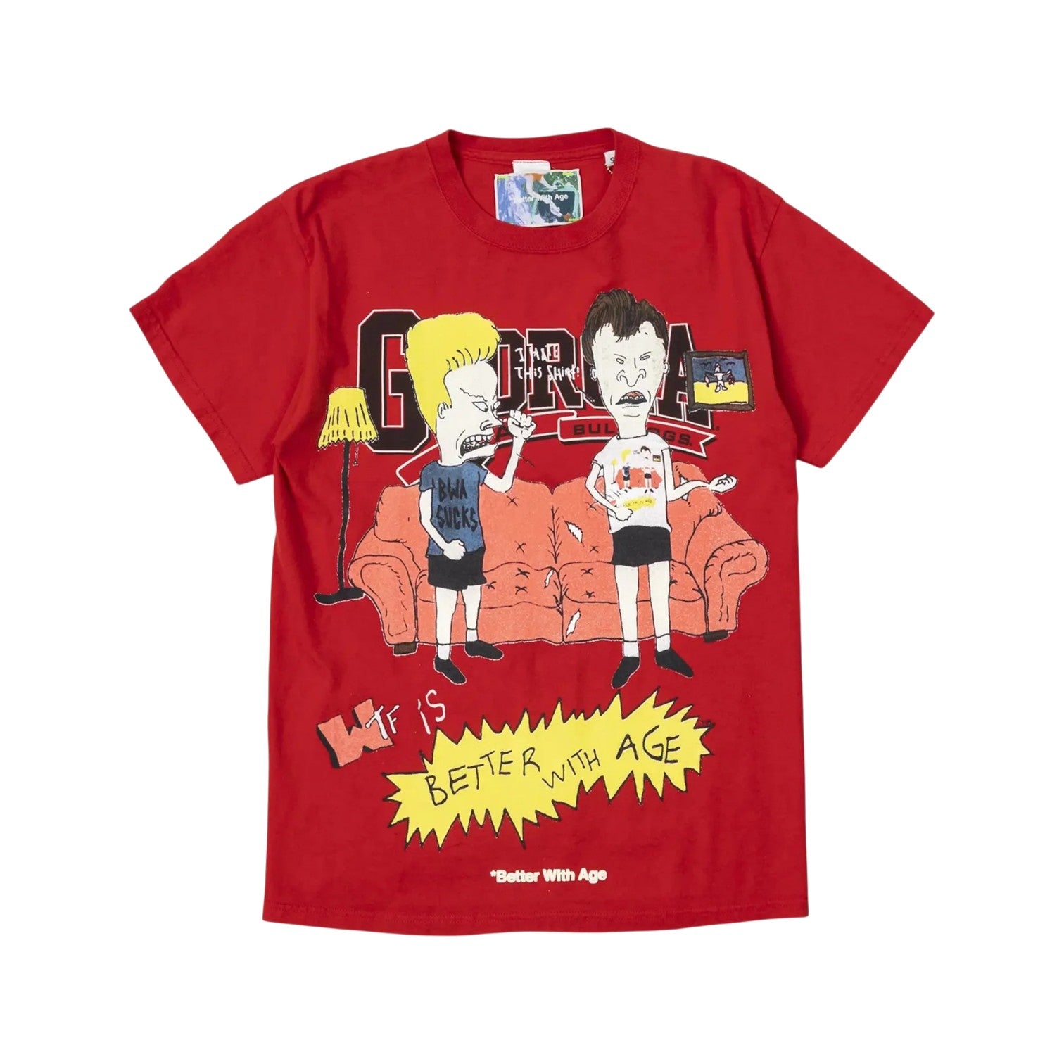 Better With Age 'Dumb' Multicolored Tee