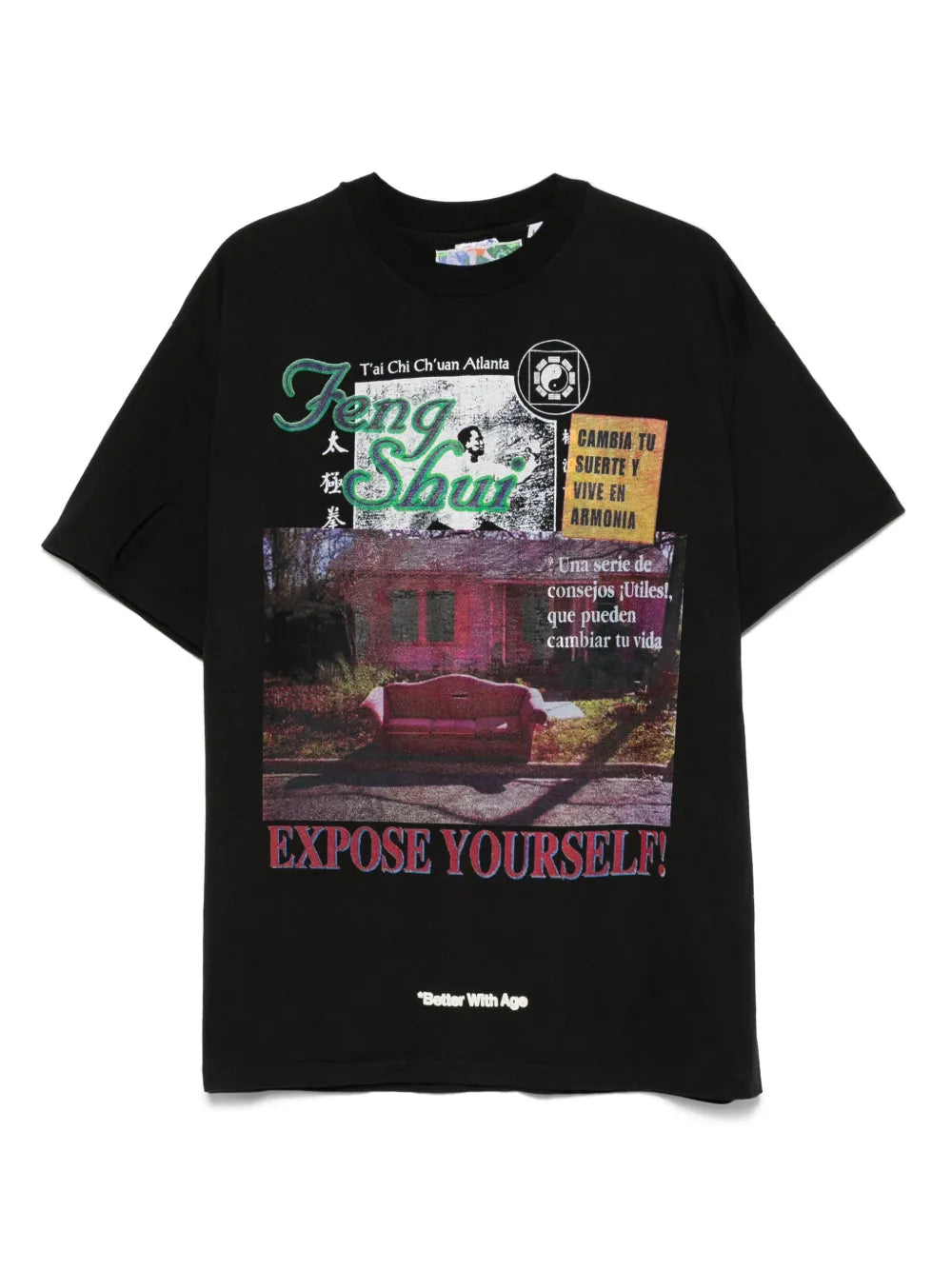 Better With Age 'Exposé' Black Tee