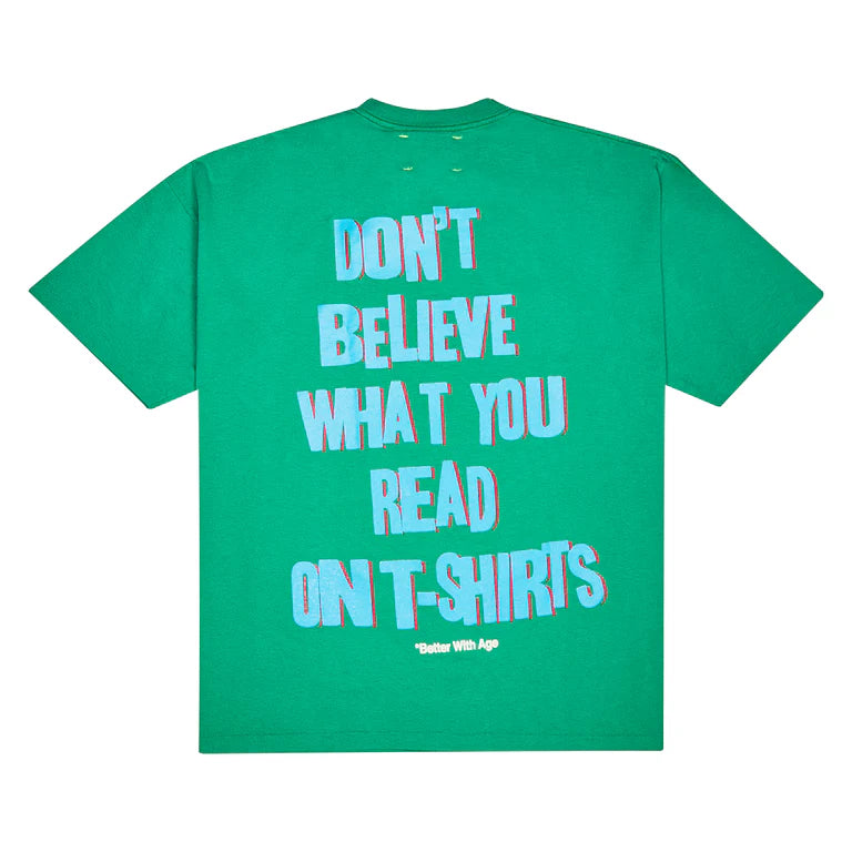 Better With Age 'The Fake' Green Tee