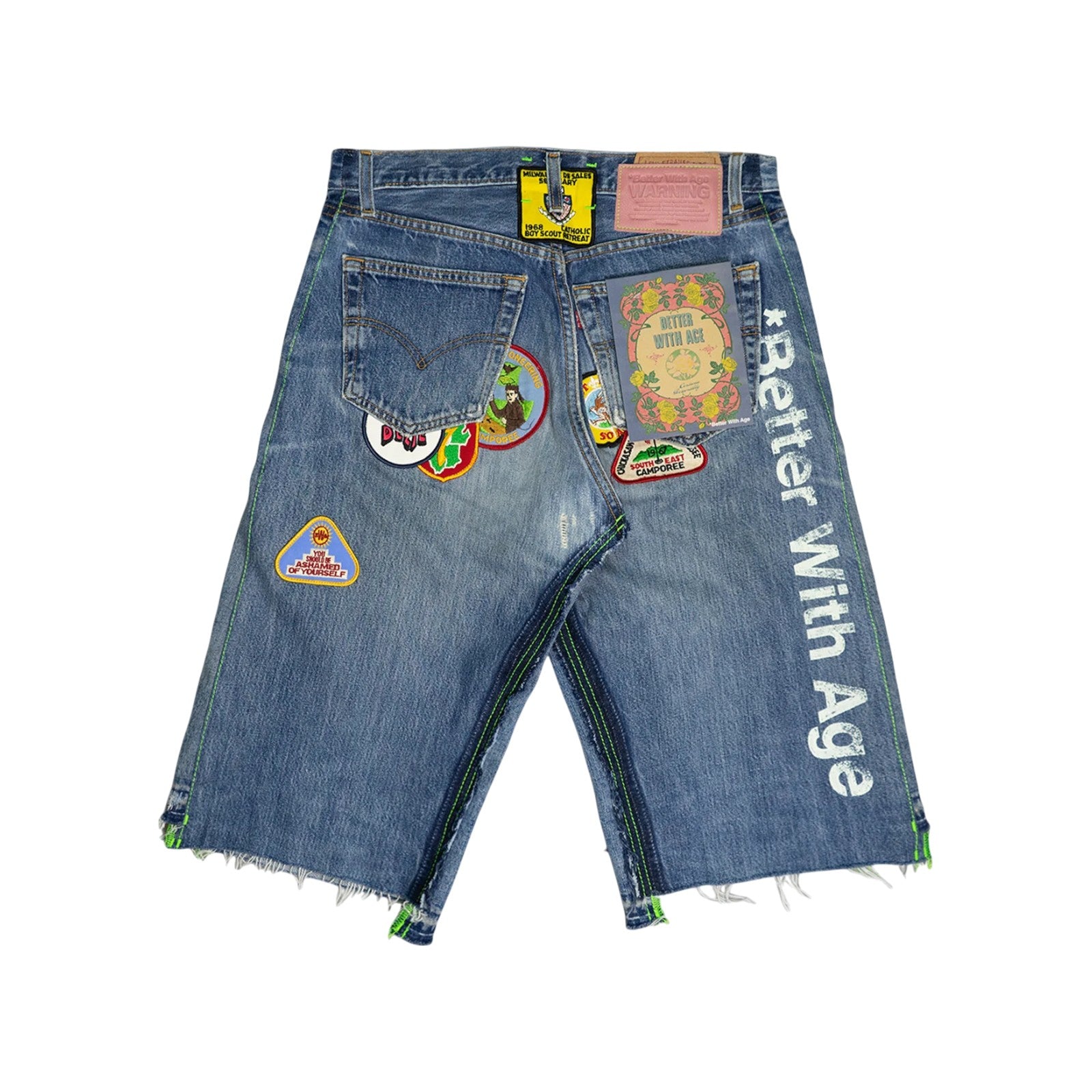 Better With Age 'Gentlemen's Triple Wide' Blue Jean Short