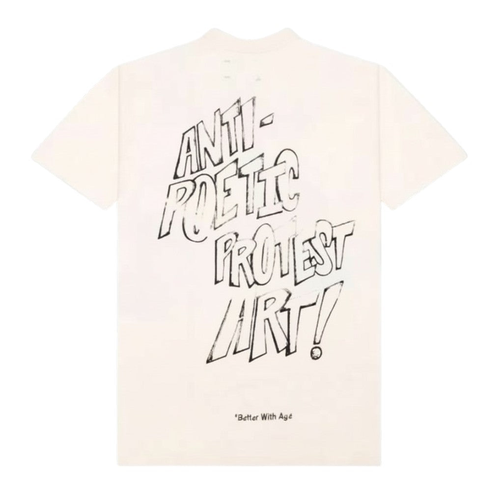 Better With Age 'Gibberish' White Tee