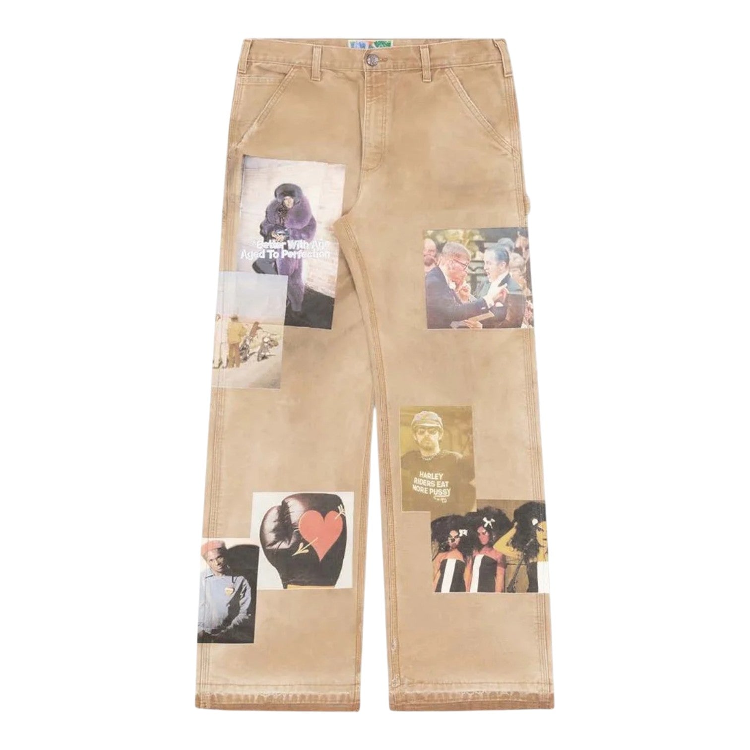 Better With Age 'Tabloid Carpenter' Tan Jeans