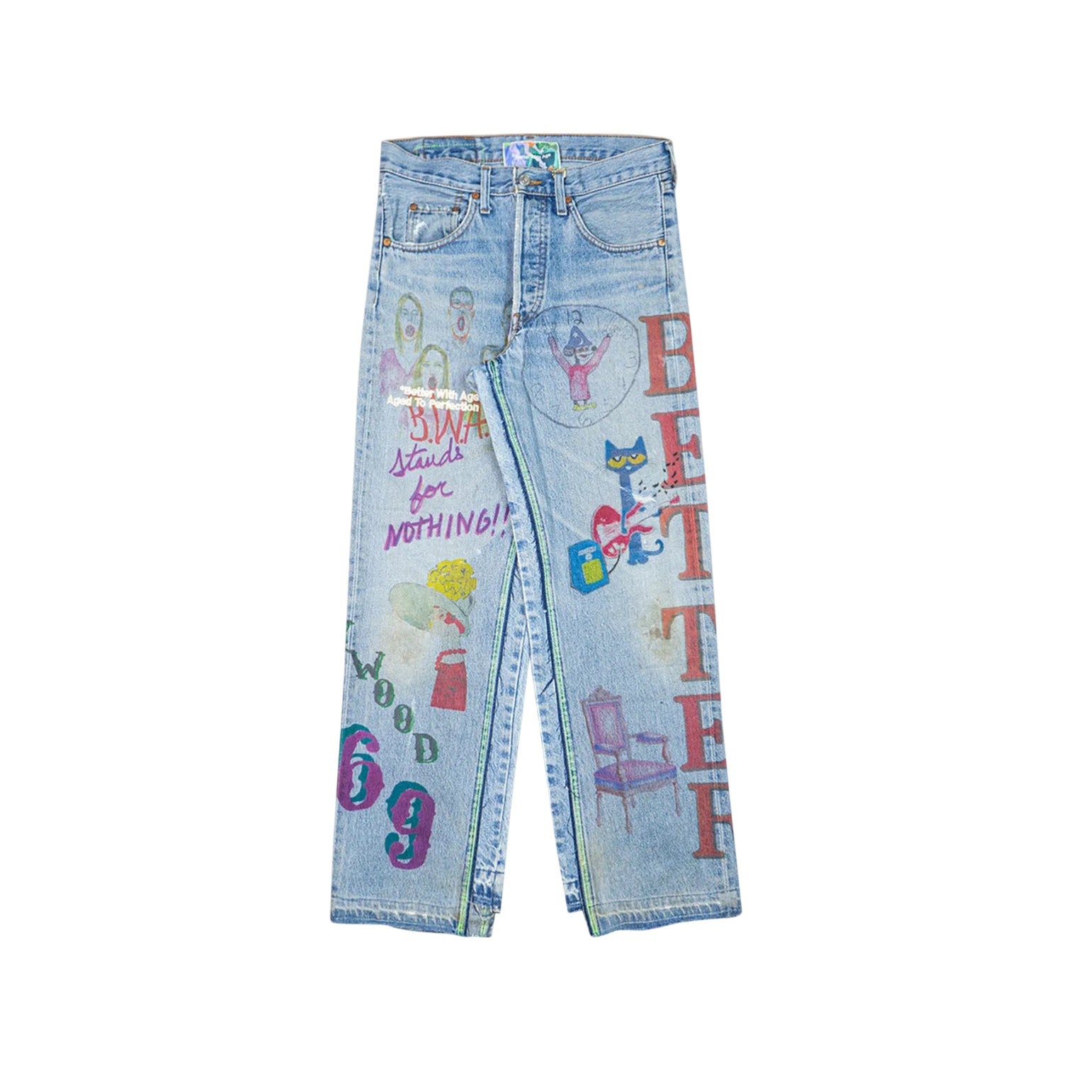Better with Age "Harrison" Light Wash Blue Jeans