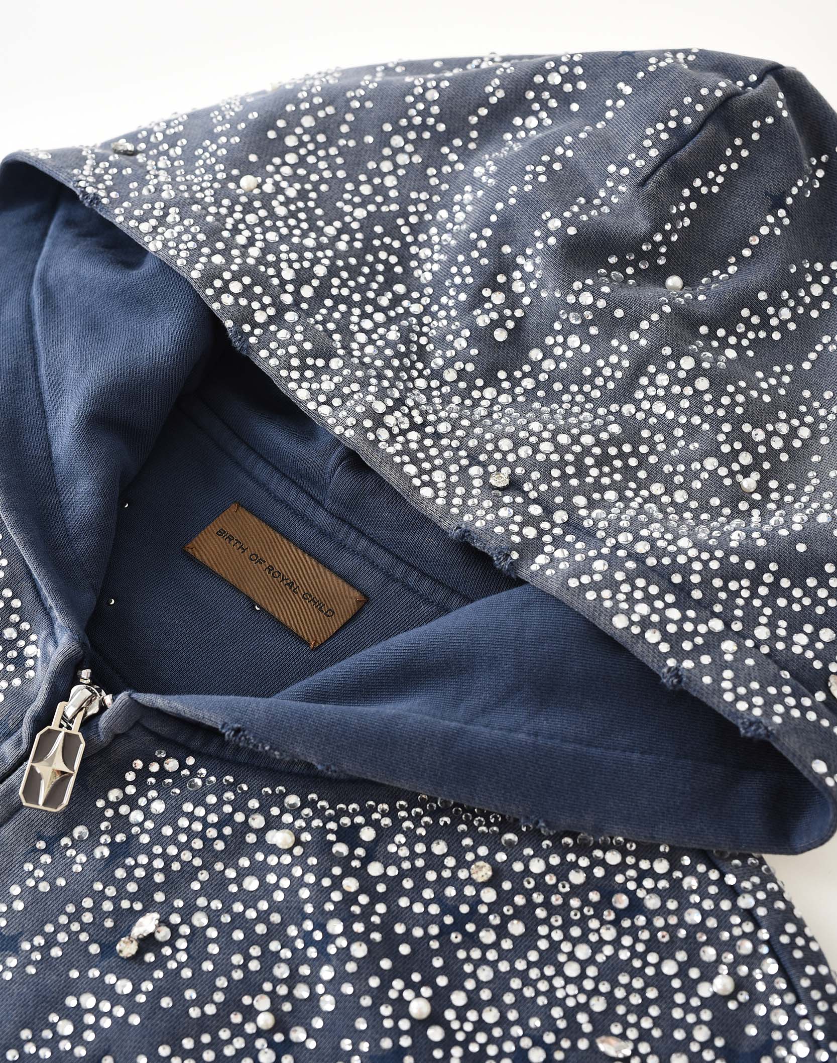 Birth of Royal Child '20K Stellar Diamond' Blue Hoodie