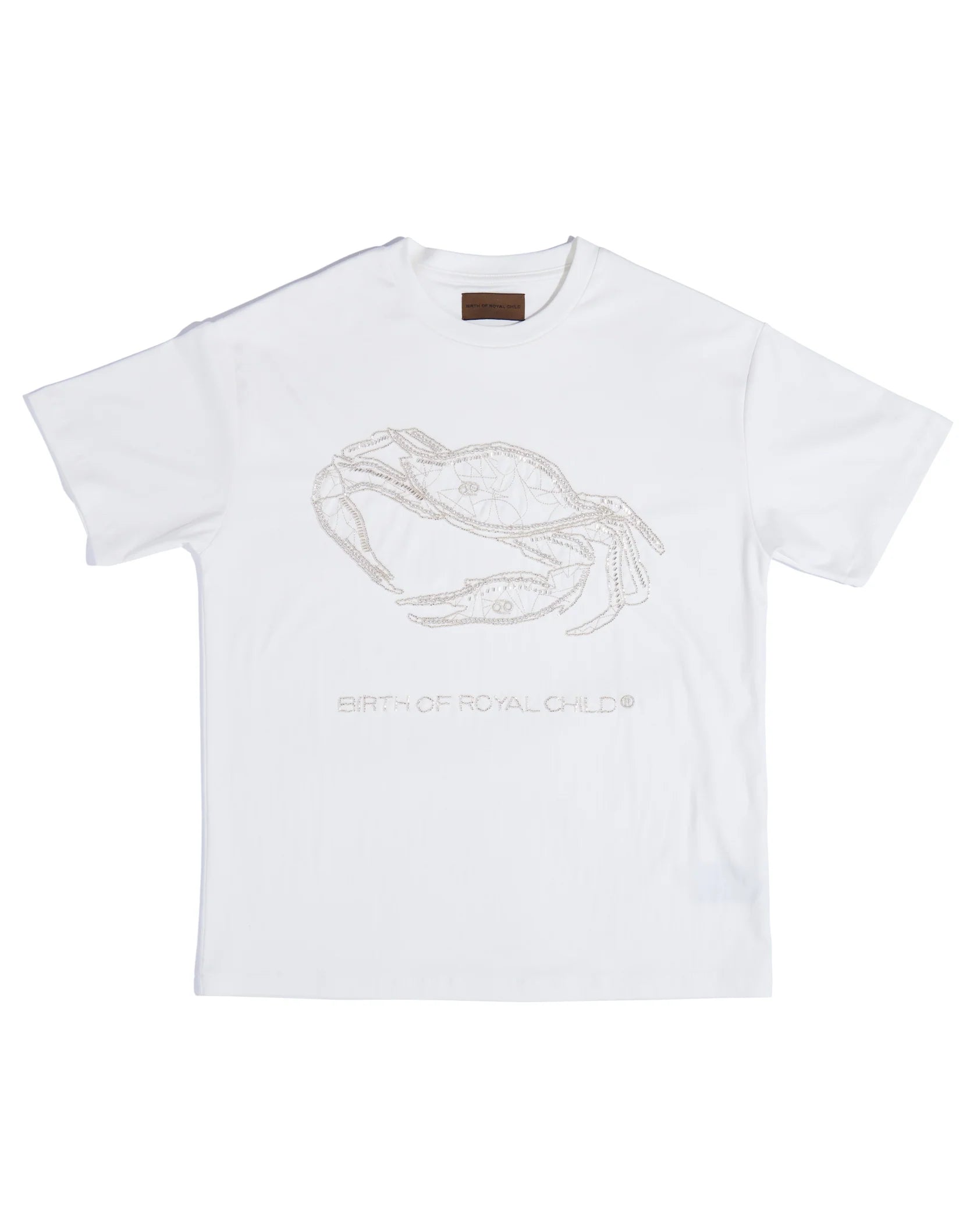 Birth of Royal Child 'Zodiac Cancer' White Tee