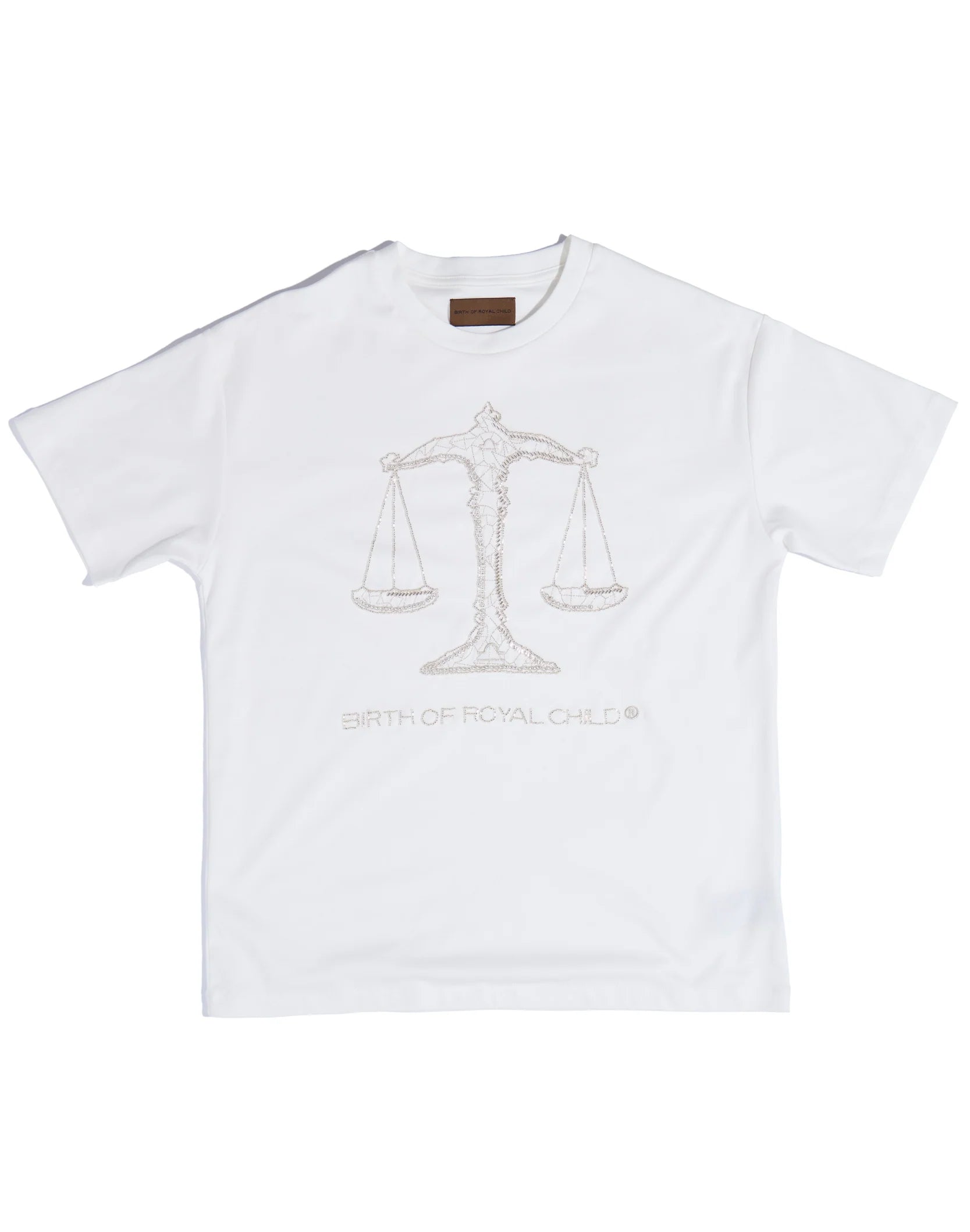 Birth of Royal Child 'Zodiac Libra' White Tee