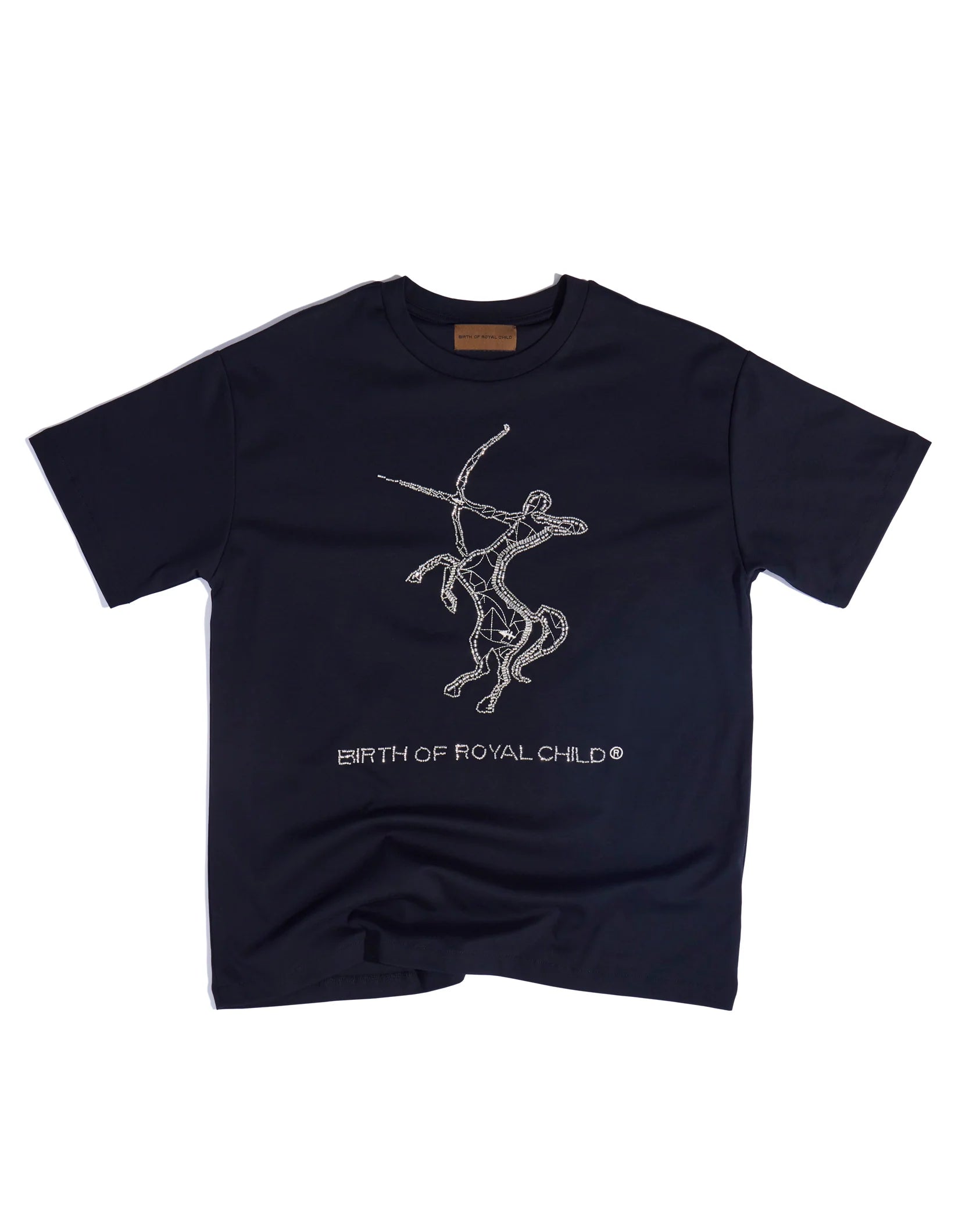 Birth of Royal Child 'Zodiac Sagittarius' Black Tee