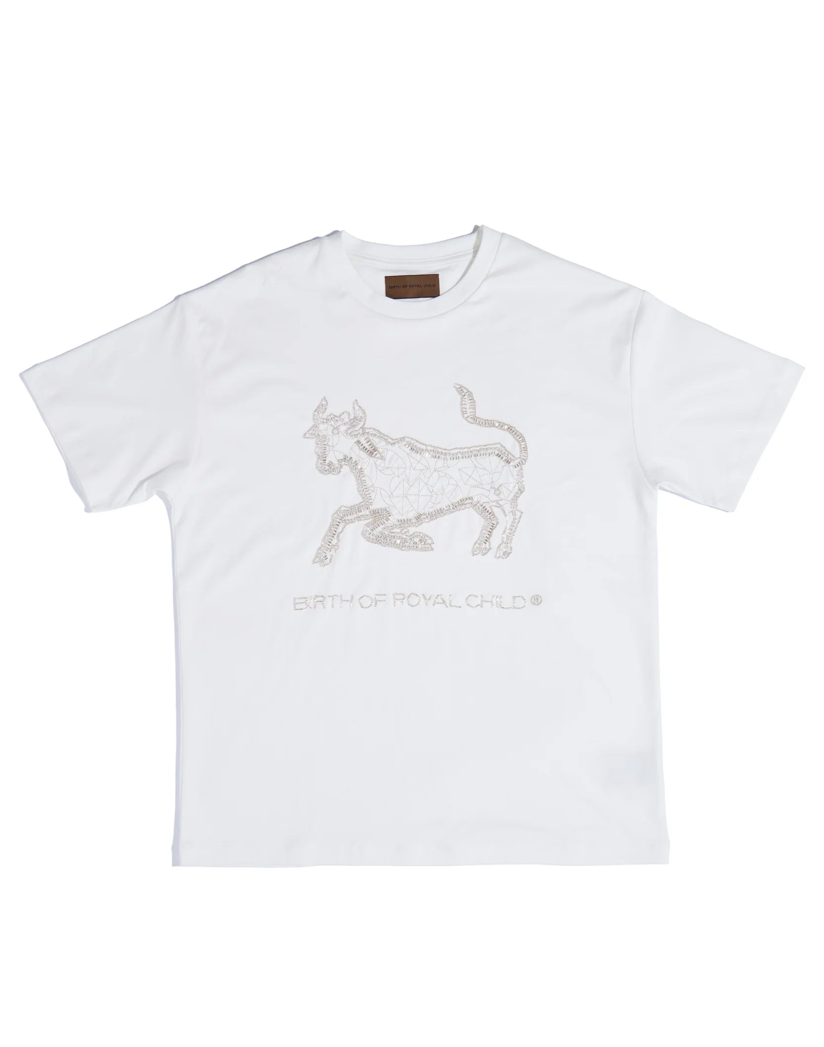 Birth of Royal Child 'Zodiac Taurus' White Tee
