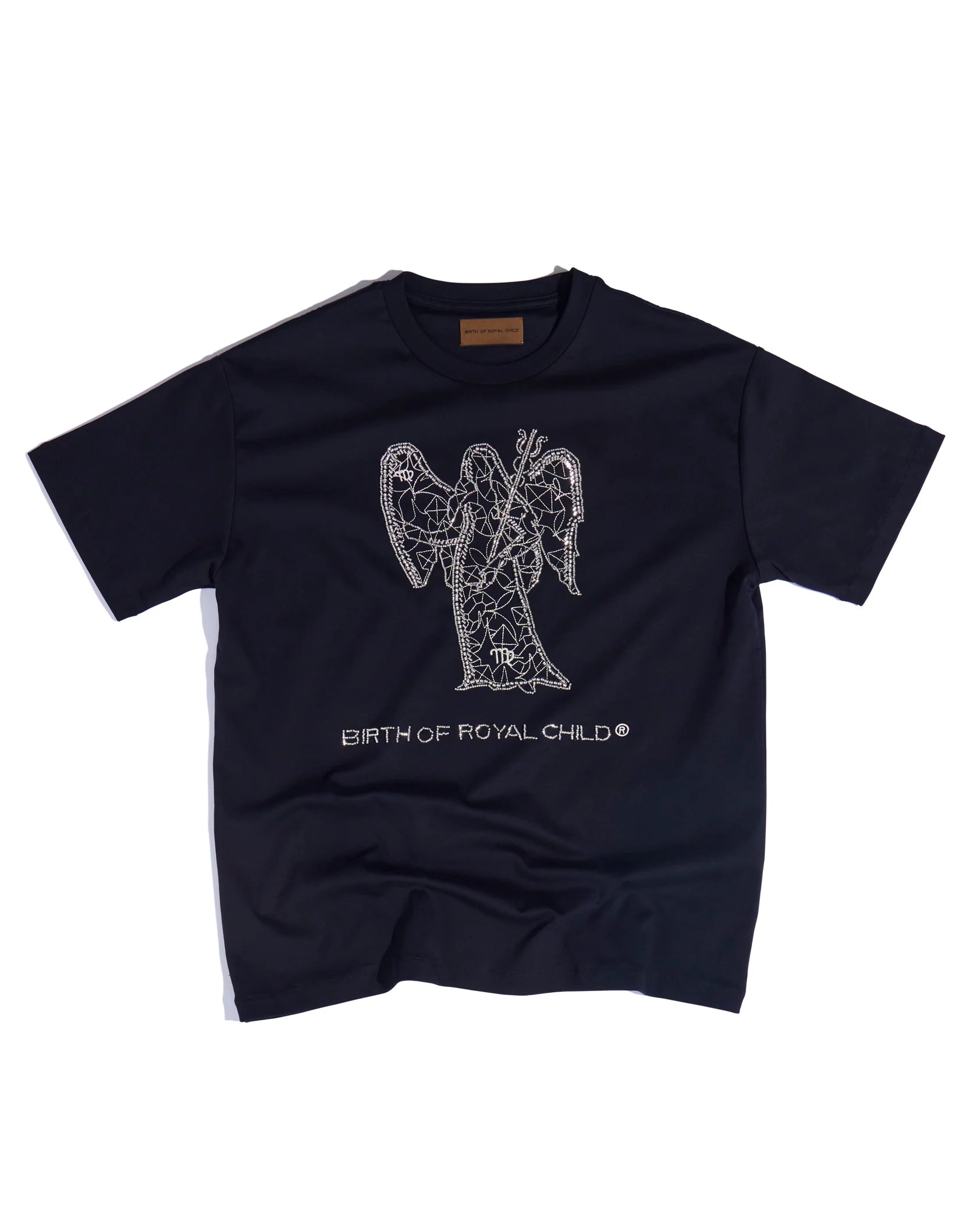 Birth of Royal Child 'Zodiac Virgo' Black Tee